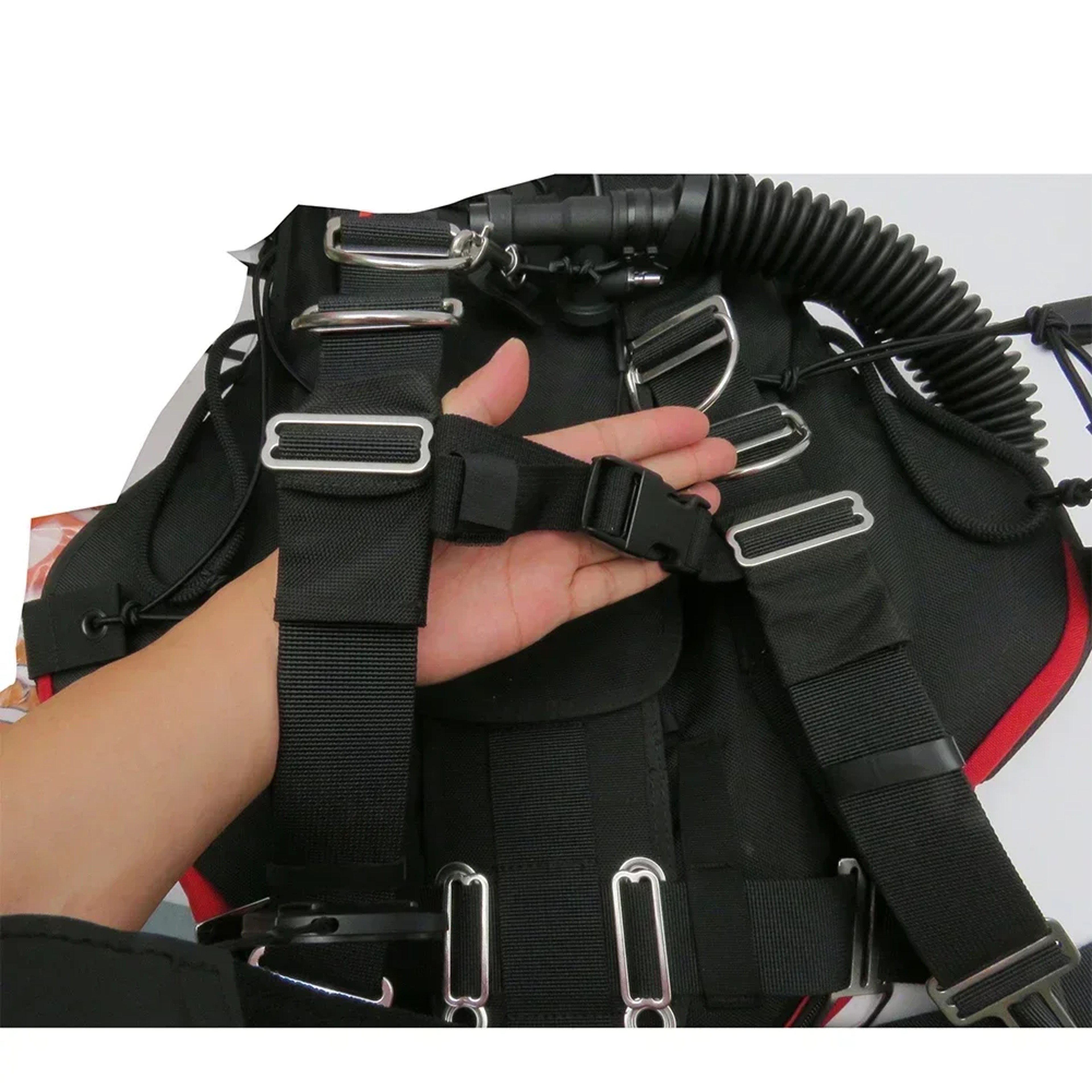 Adjustable Scuba Chest Strap with Heavy Duty Quick Release Buckle for BCD Dive Harness – view 1
