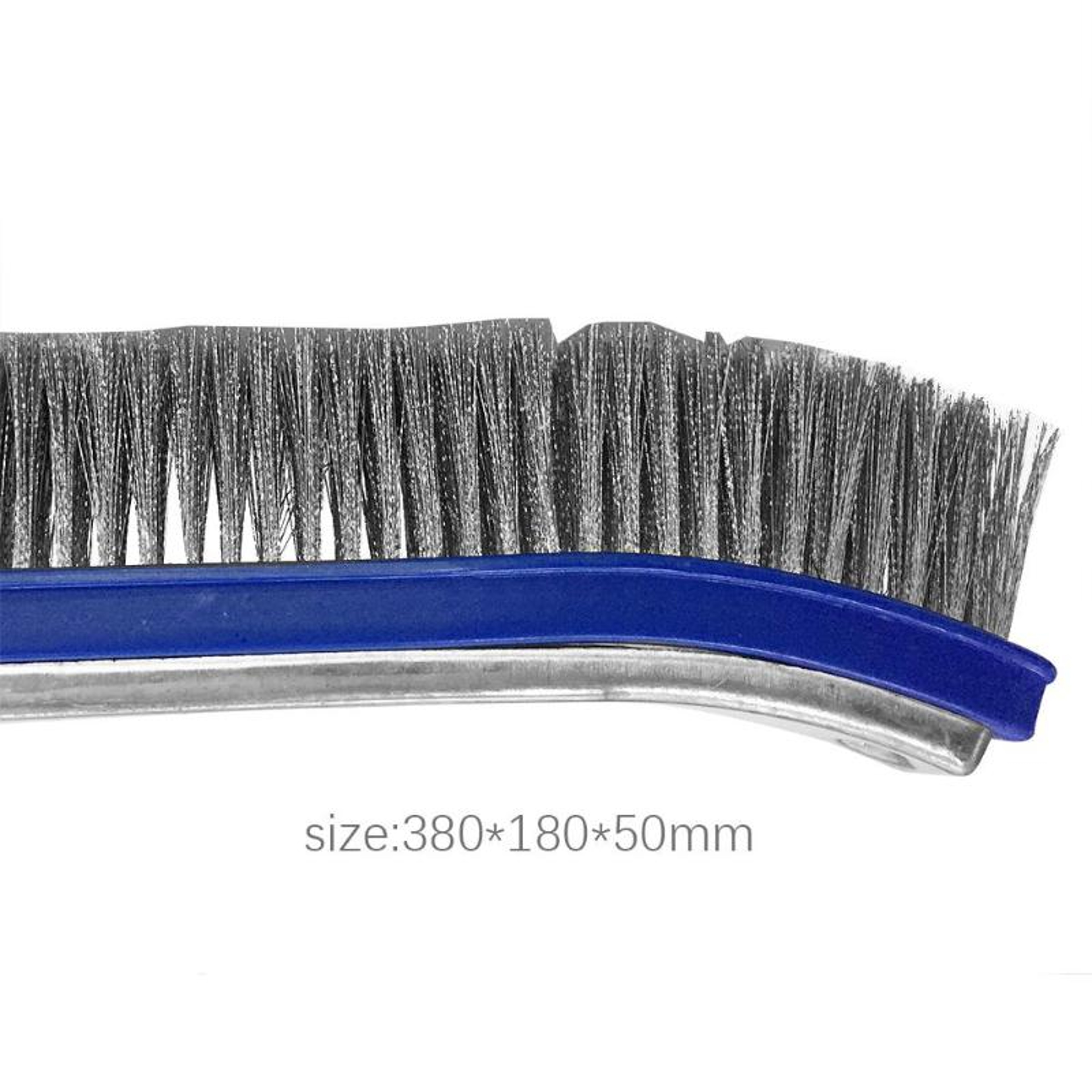 Stainless Steel Pool Wall Brush for Concrete Pools Heavy Duty Pool Algae & Floor Cleaning Brush – view 4