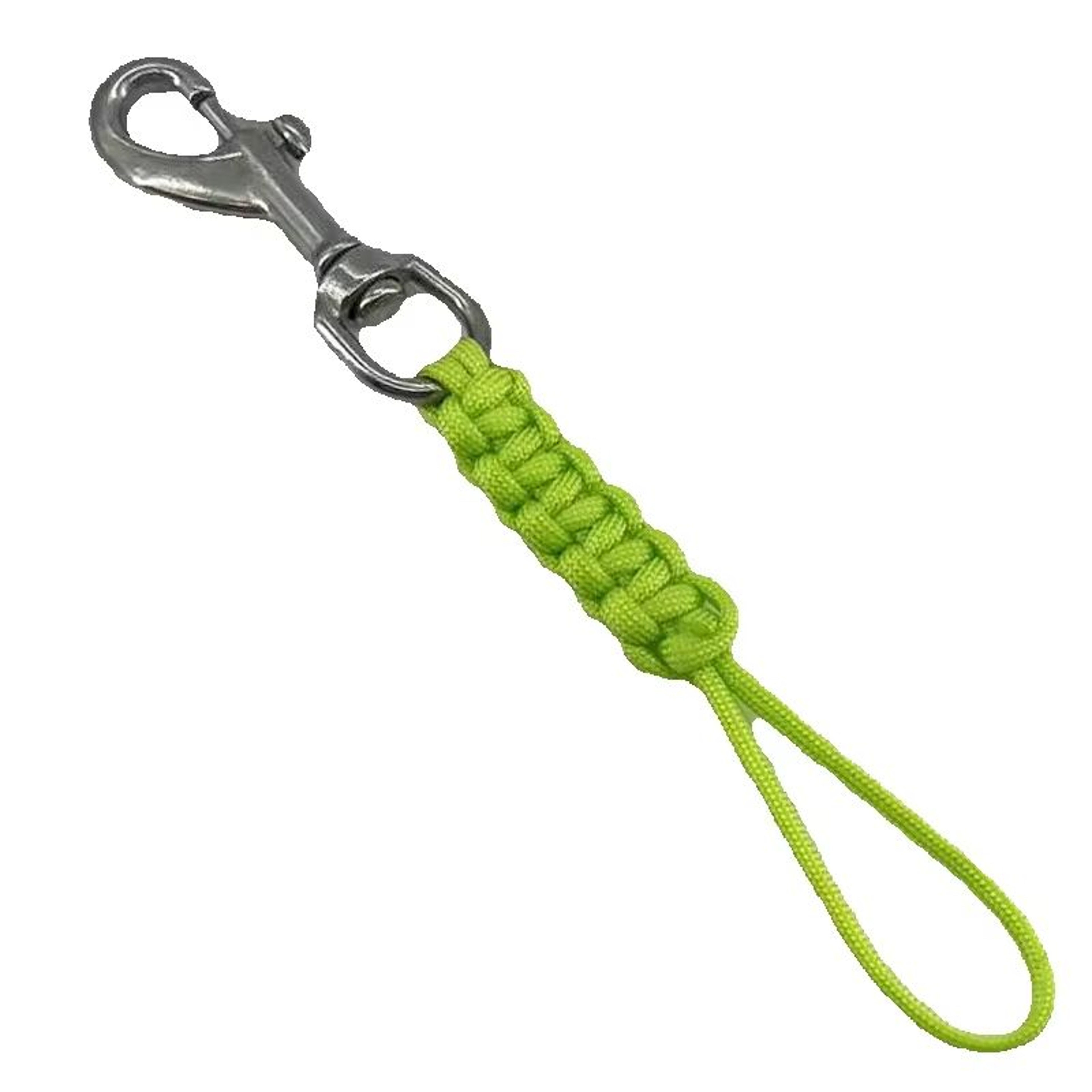 Marine Grade Scuba Diving Lanyard with Stainless Steel Bolt Snap & Braided Safety Rope – view 4