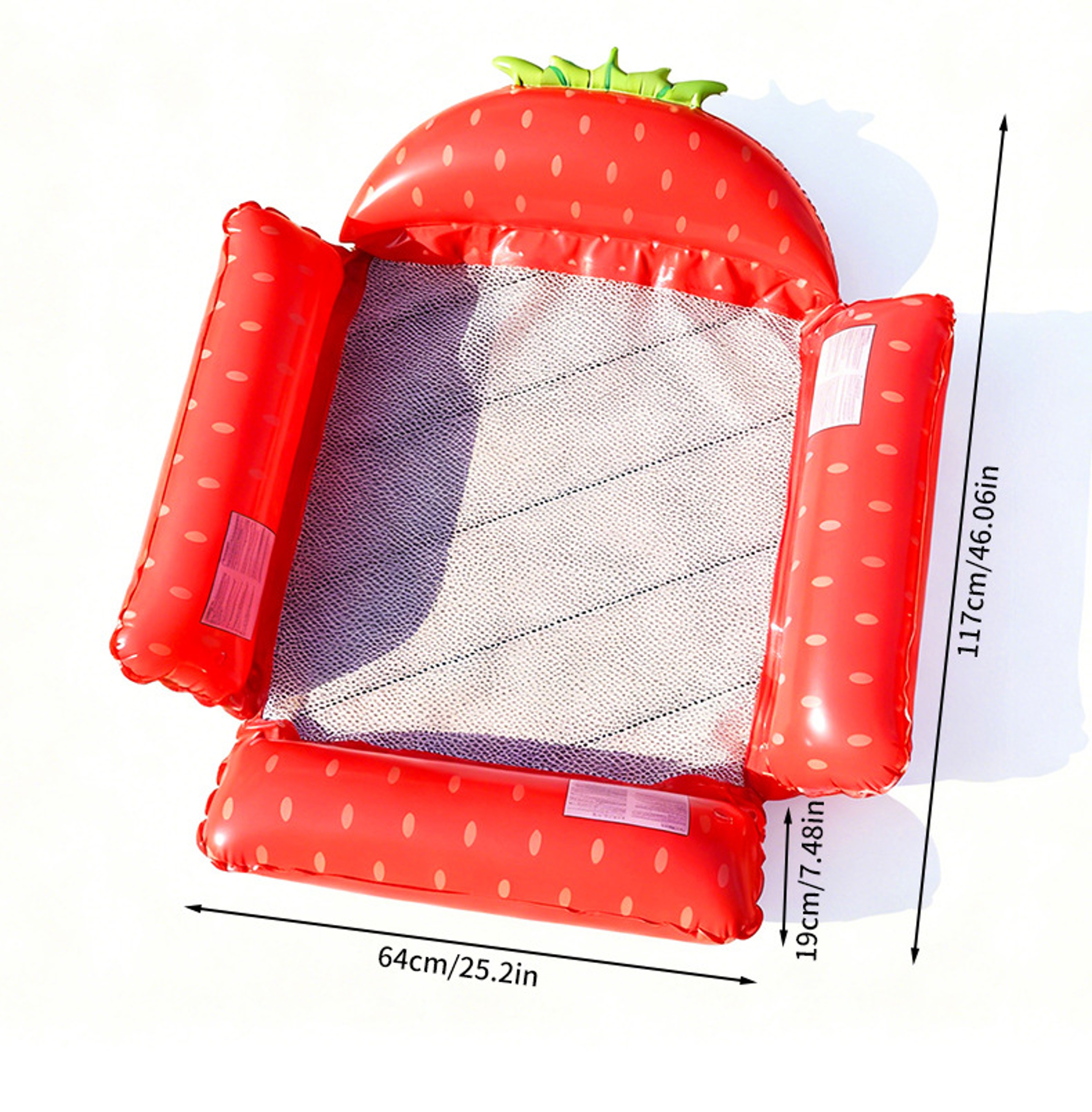 Fruit Splash Water Hammock Inflatable Pool Float Lounger For Pool Lake  Beach Relaxation 1