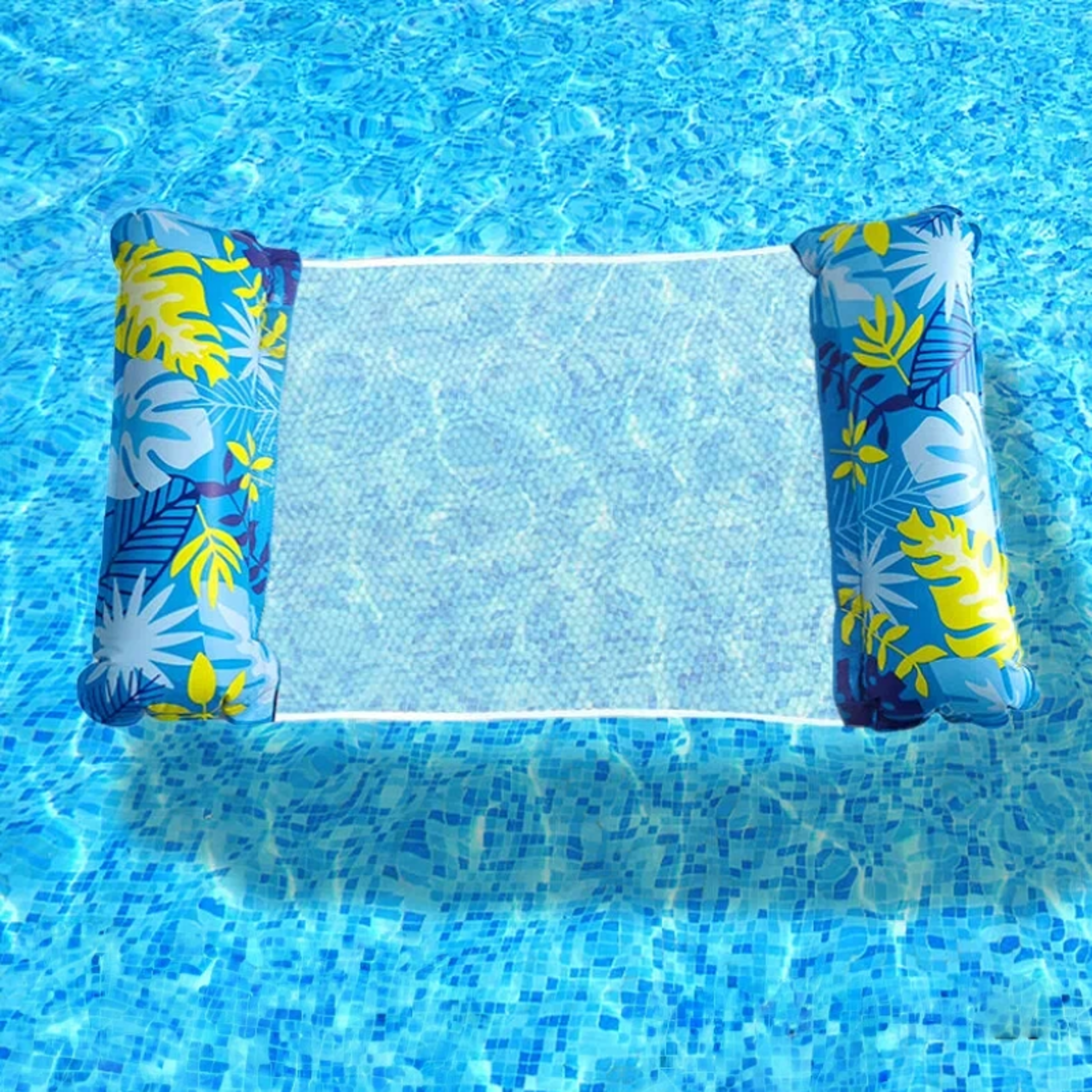 Inflatable Water Hammock Pool Float Lounger Chair For Adults  Kids 6