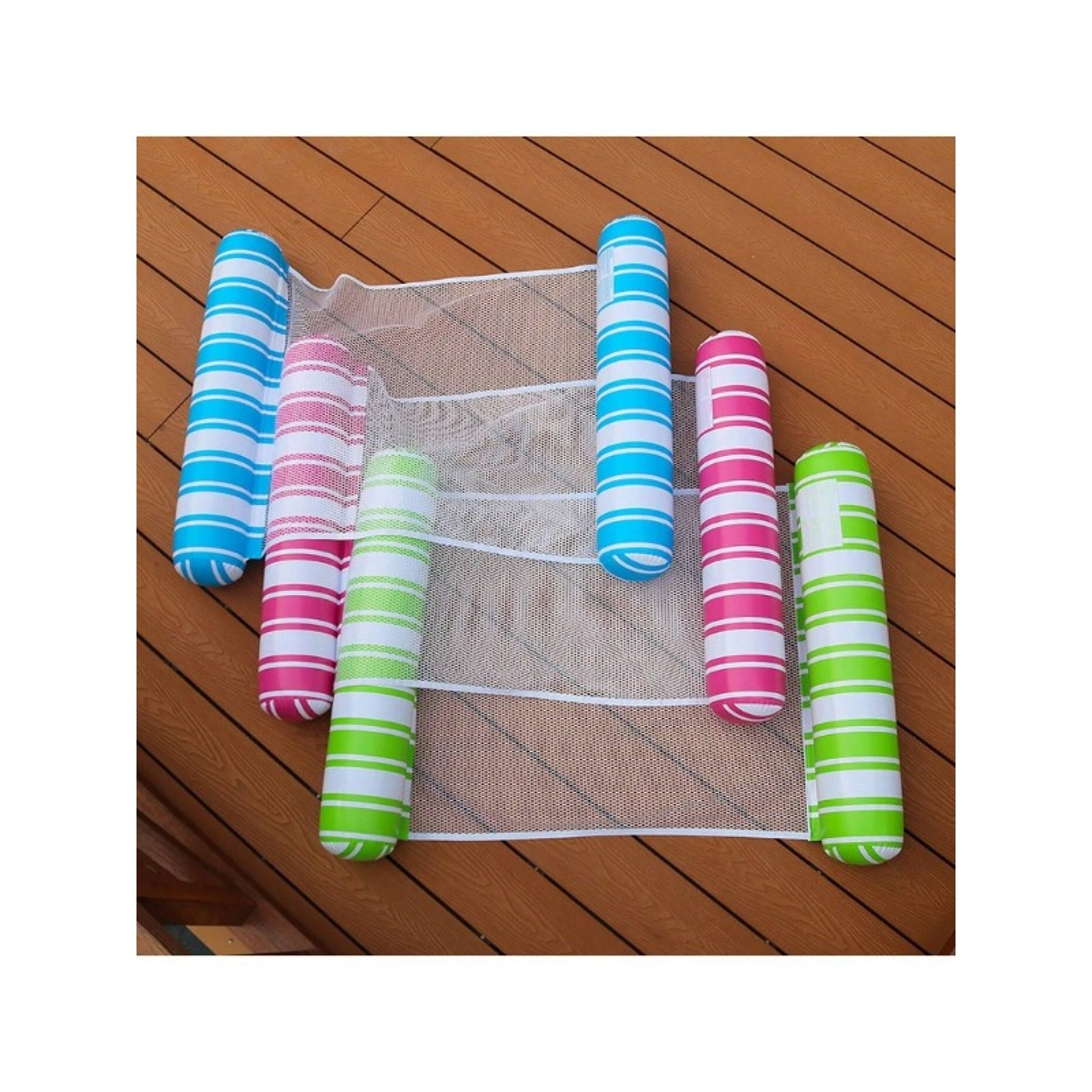 Pool Hammock Float Inflatable Pool Lounge Chair Floating Water Hammock For Pool  Beach 2