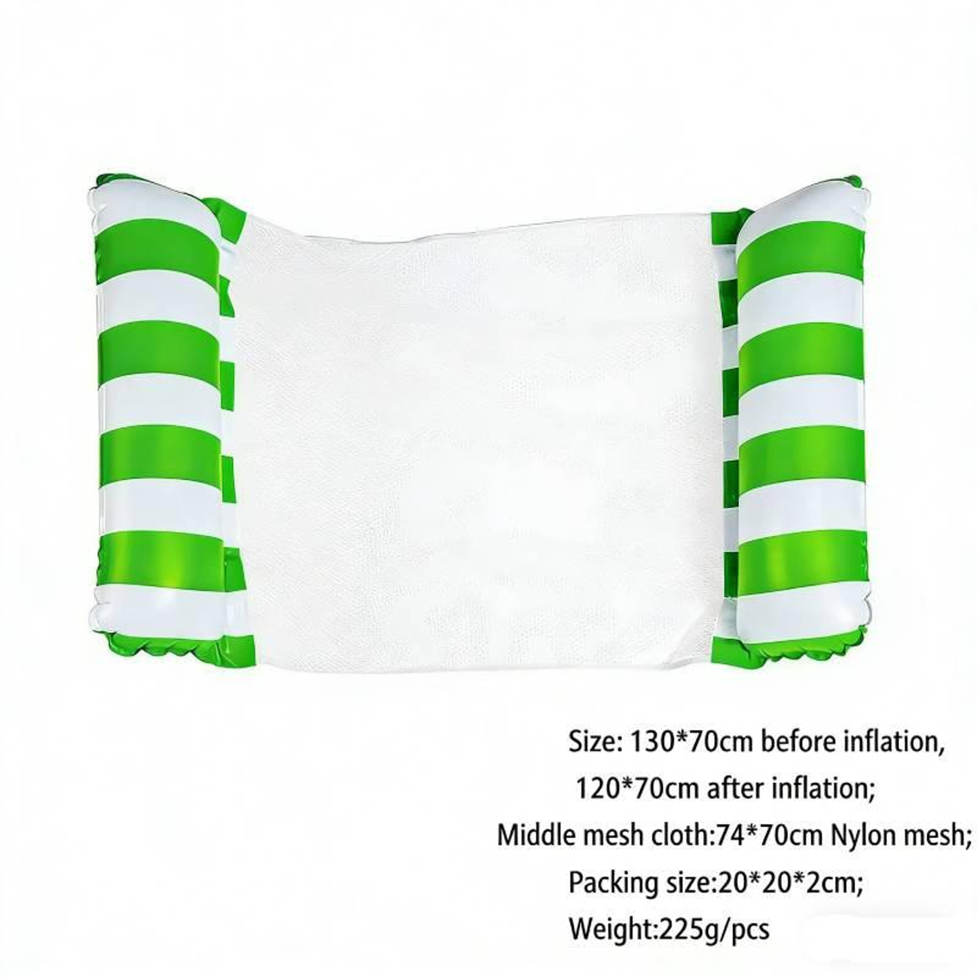 Portable Inflatable Water Hammock Pool Float Lounger Foldable Floating Pool Bed For Beach  Lake 2