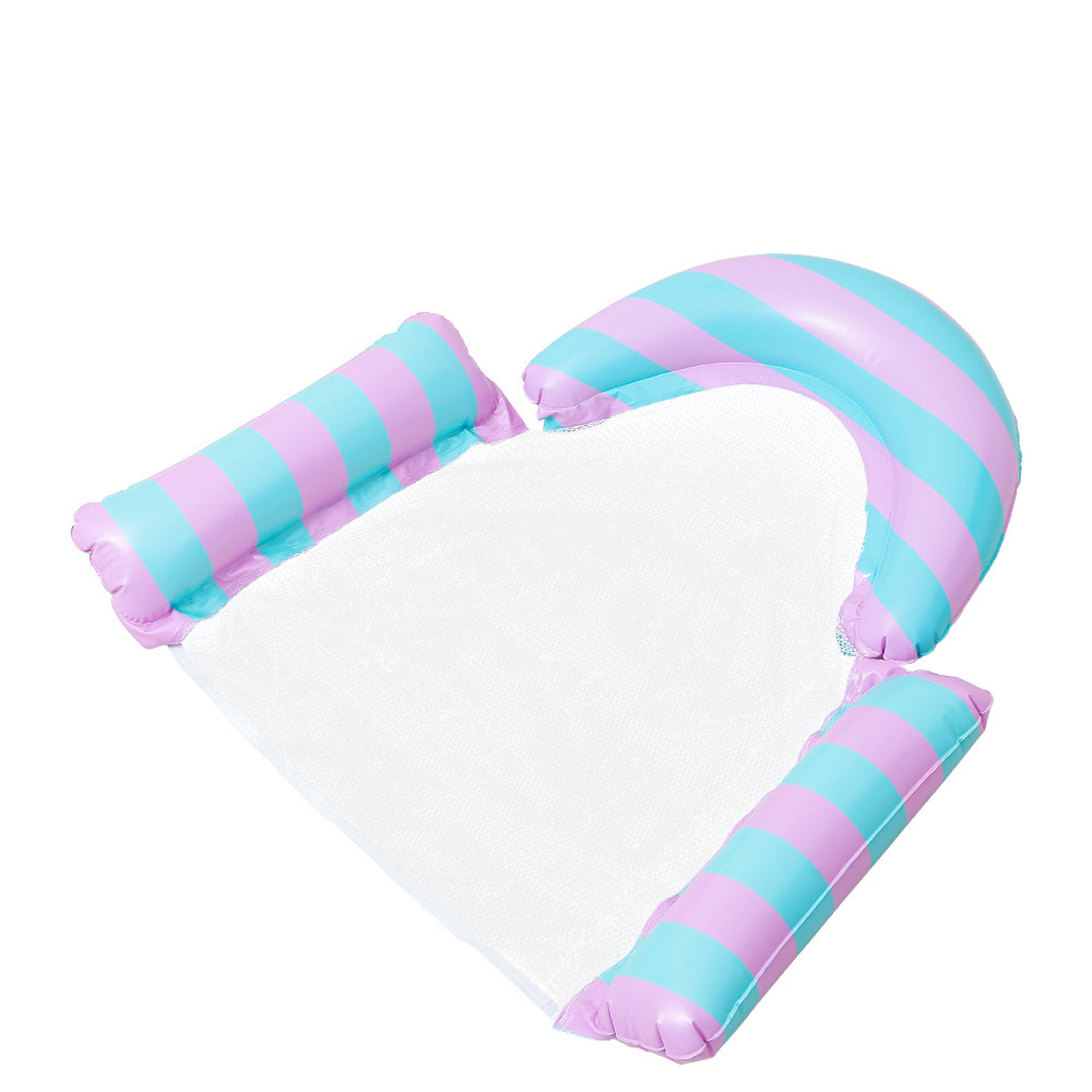 Inflatable Floating Lounger Water Hammock Pool Float for Adults Foldable Pool Recliner – view 7
