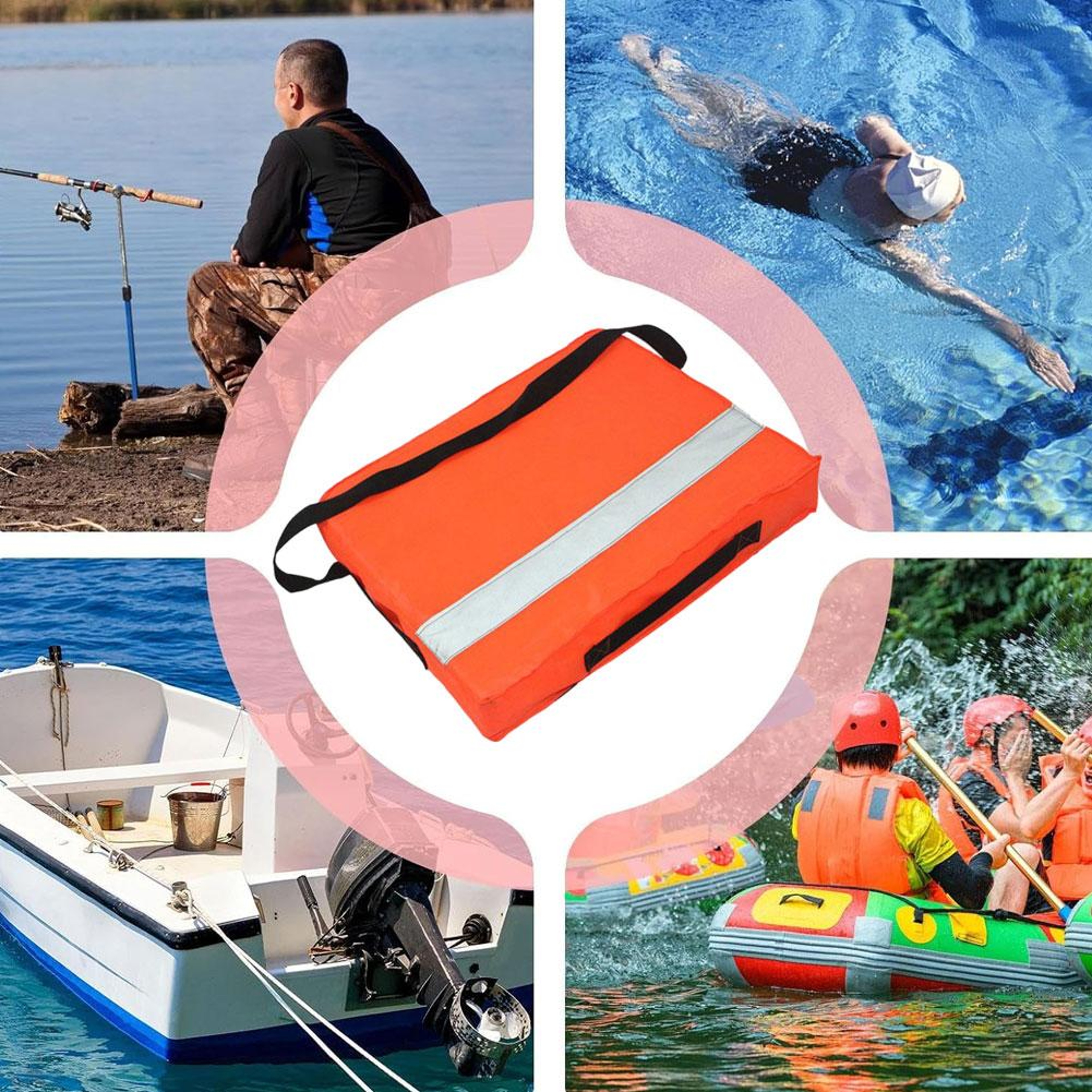 High Buoyancy Boat Throwable Flotation Device in Marine Safety Throw Cushion – view 6