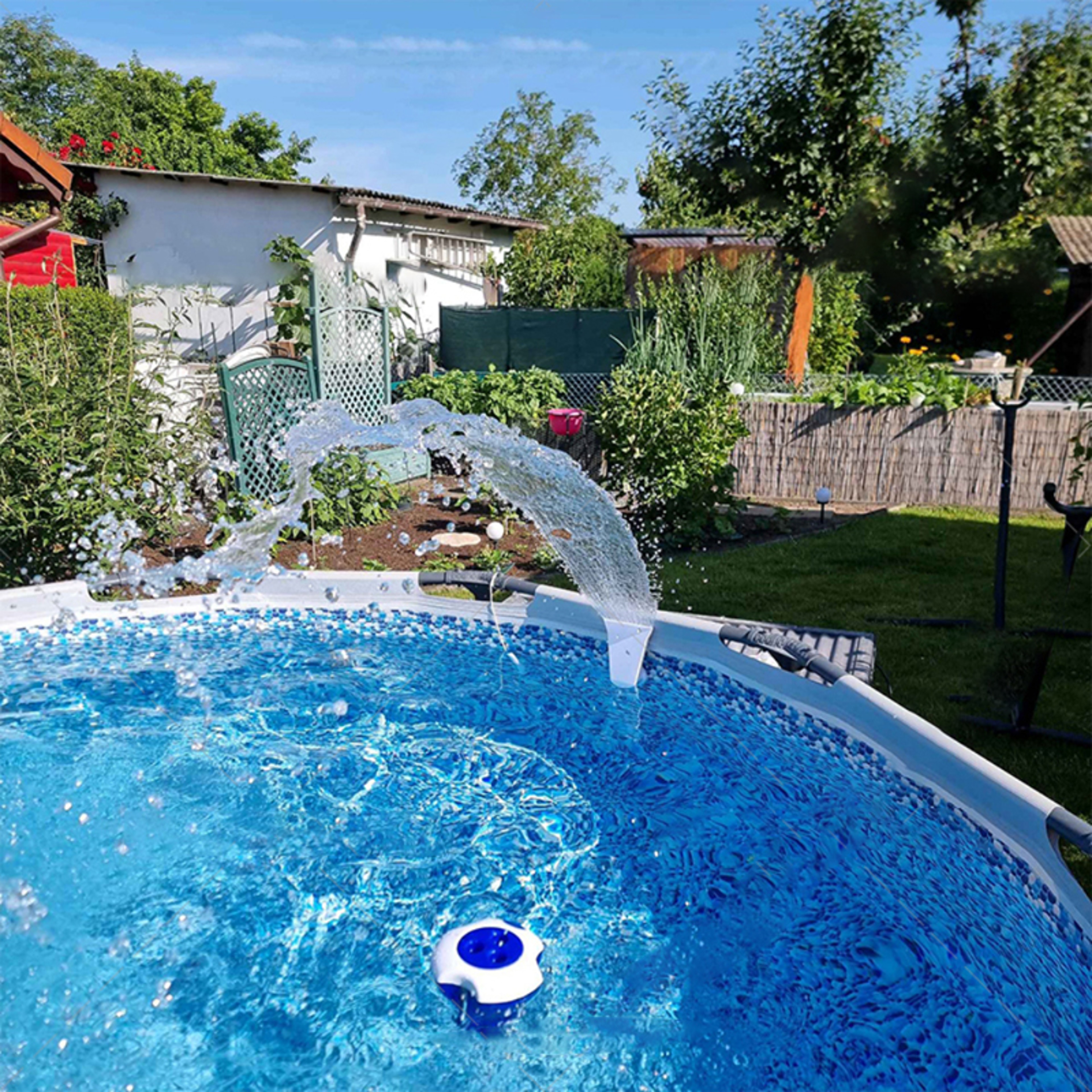 RelaxFlow Pool Fountain Bracket for Pool Waterfall Fountain Easy Swimming Pool Fountain Attachment – view 4