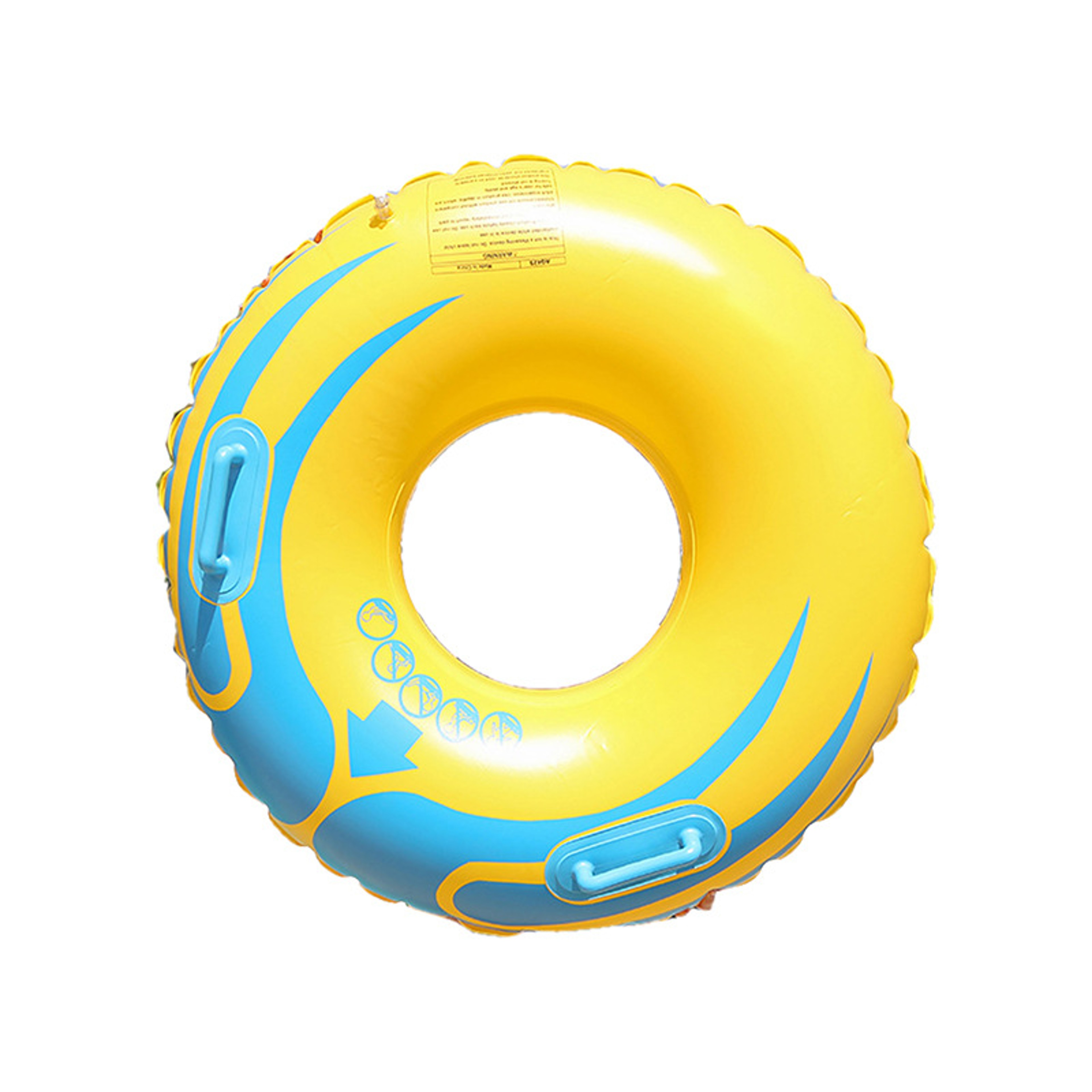Thickened Adult Swim Ring With Dual Handles Inflatable Pool Float For Beach Lake  Pool Fun 2