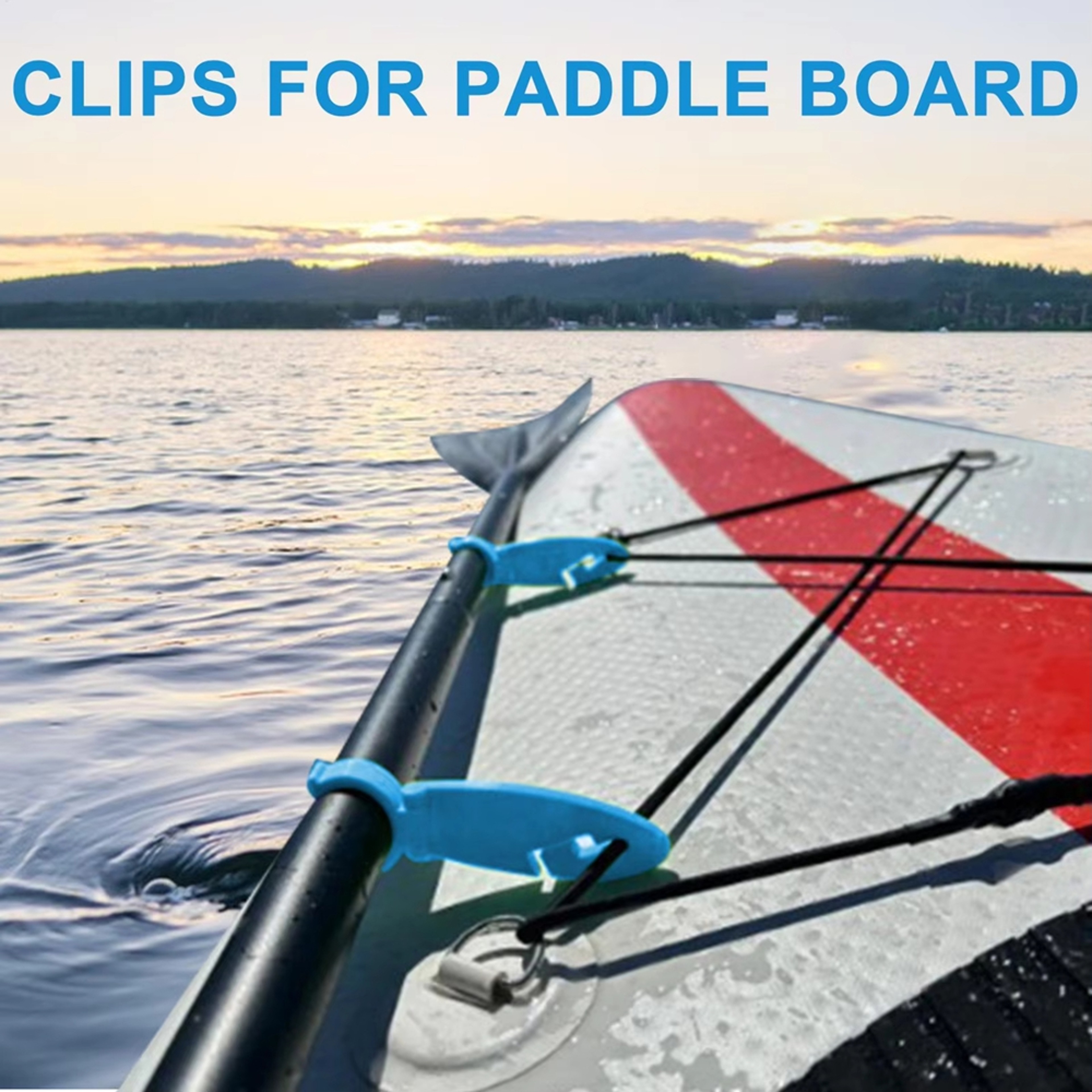 Heavy Duty SUP Board Clips Expandable Paddle Board Holder Fixing Clamps for Kayaks – view 3