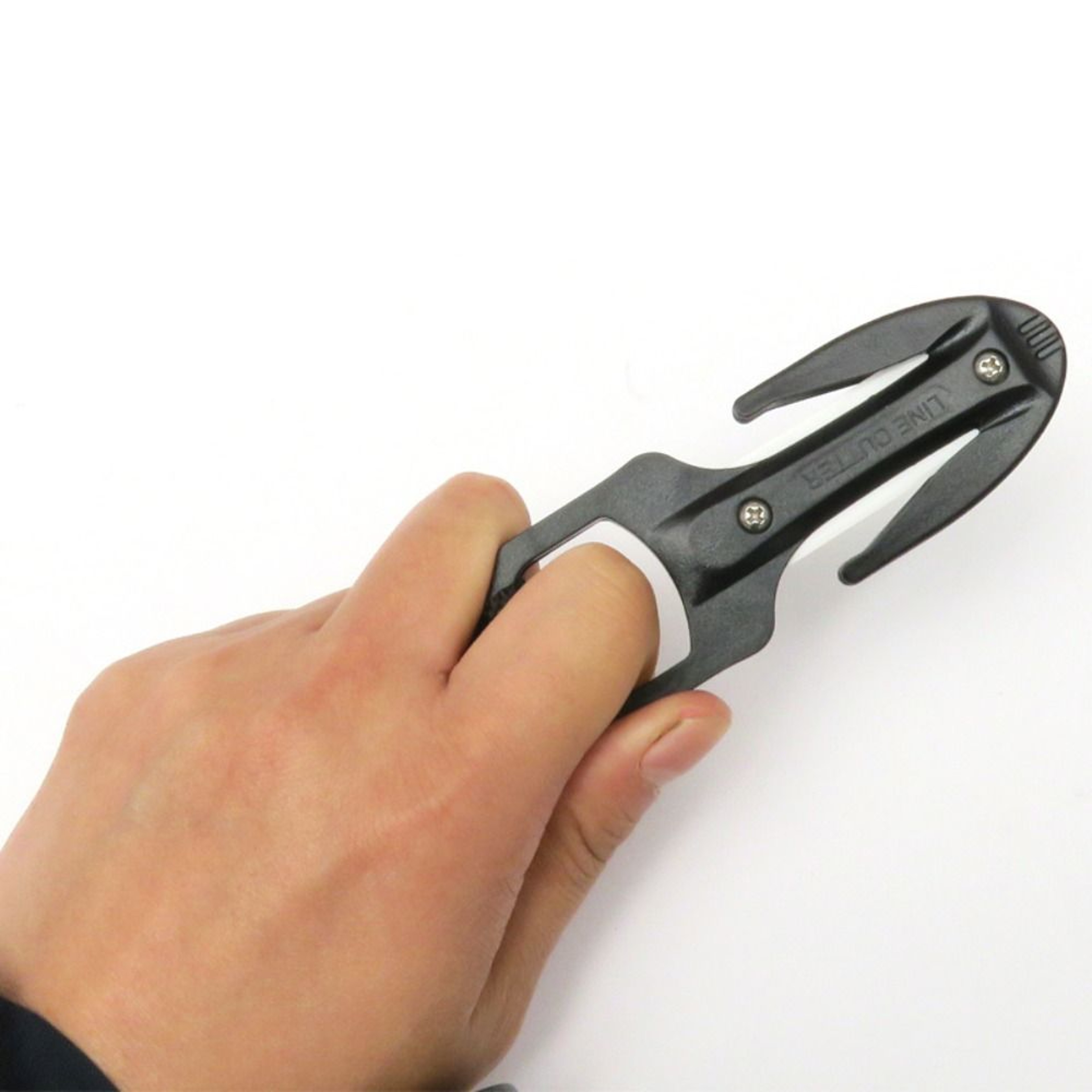 Scuba Diving Line Cutter with Double Ceramic Blades & Sheath Lightweight Dive Safety Cutter – view 4