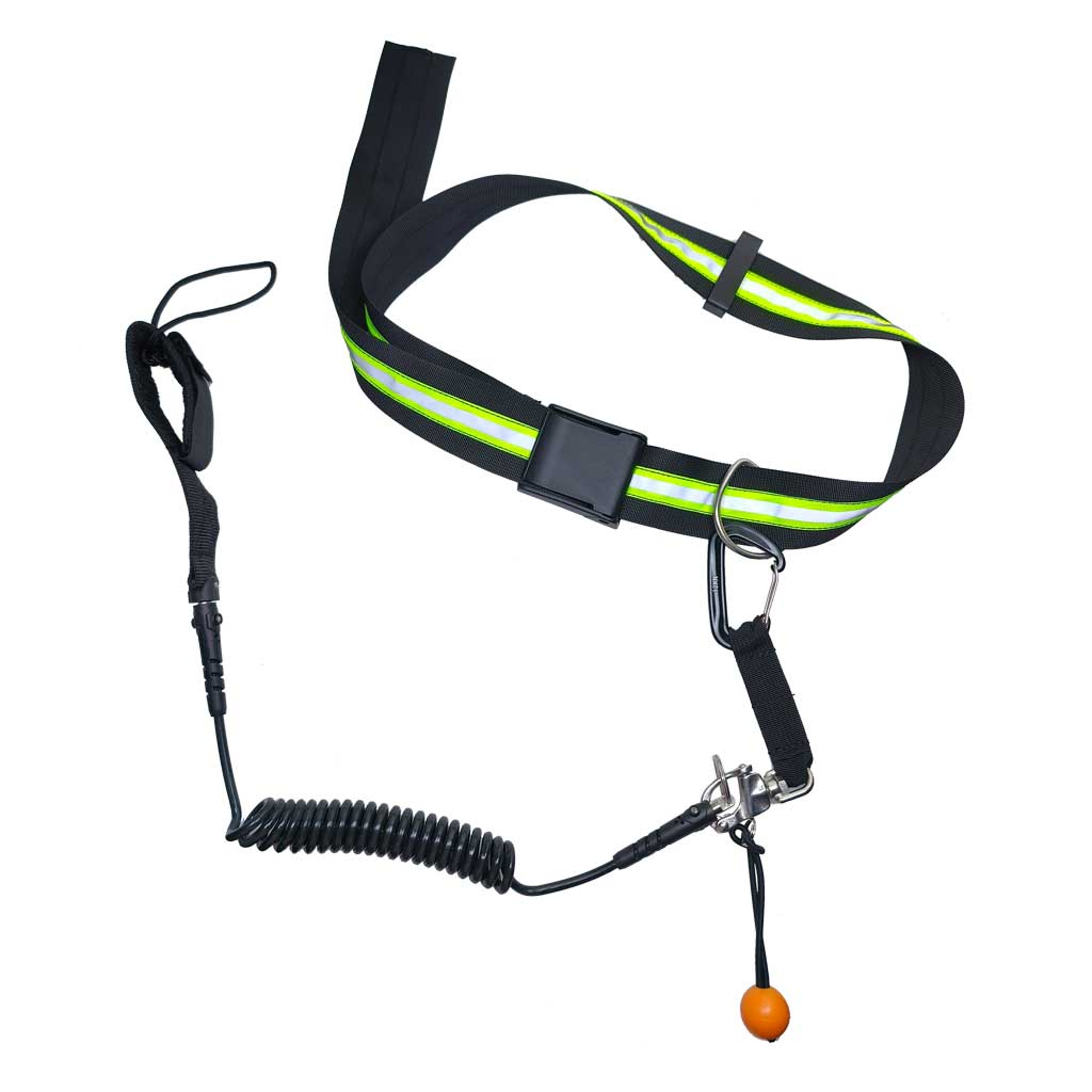 Quick Release Belt with Coiled Safety Leash for Paddle Board & Whitewater Adventures – view 2