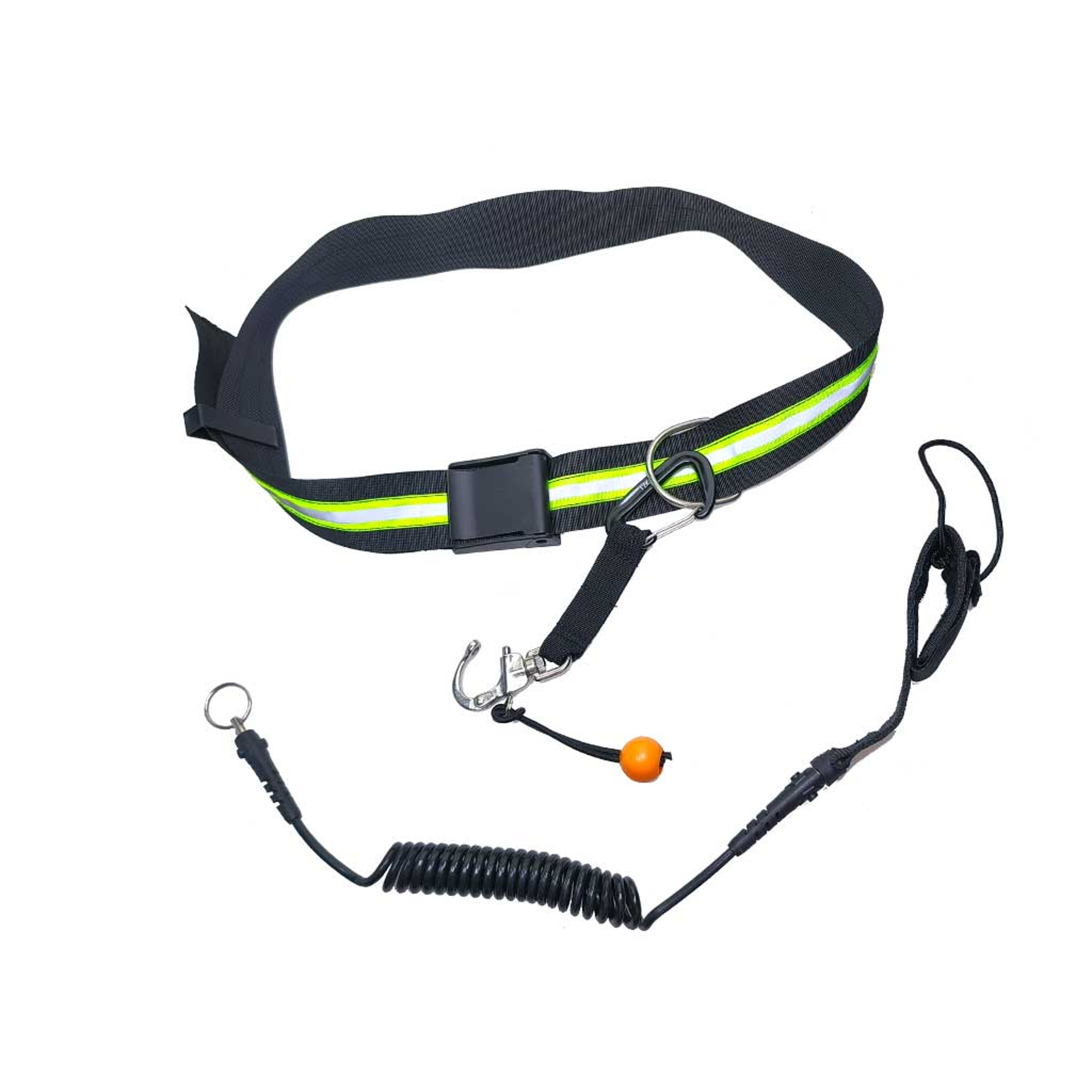 Quick Release Belt with Coiled Safety Leash for Paddle Board & Whitewater Adventures – view 3