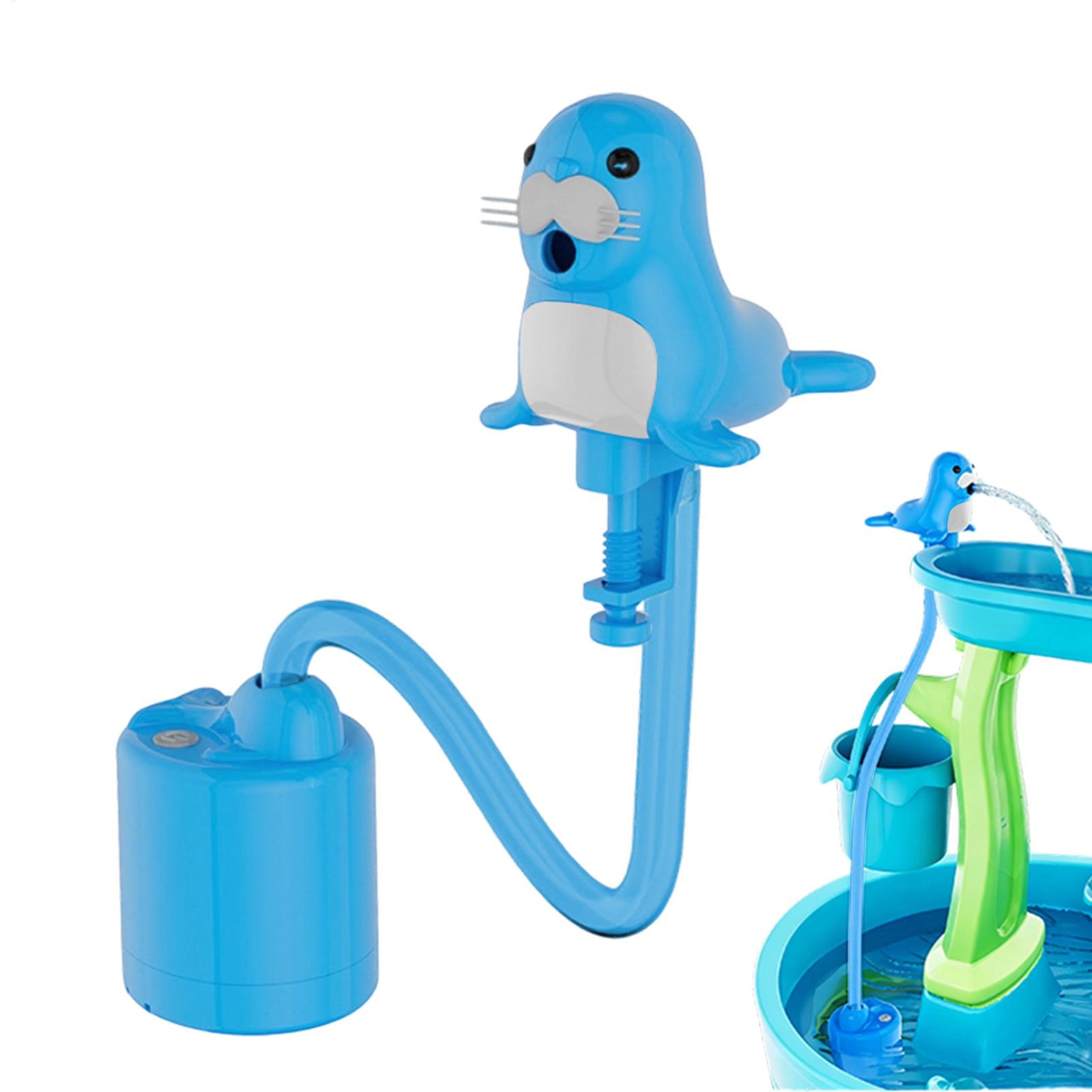 Rechargeable Water Table Pump Splash Fountain Toy for Kids Water Play & Outdoor Fun – view 1