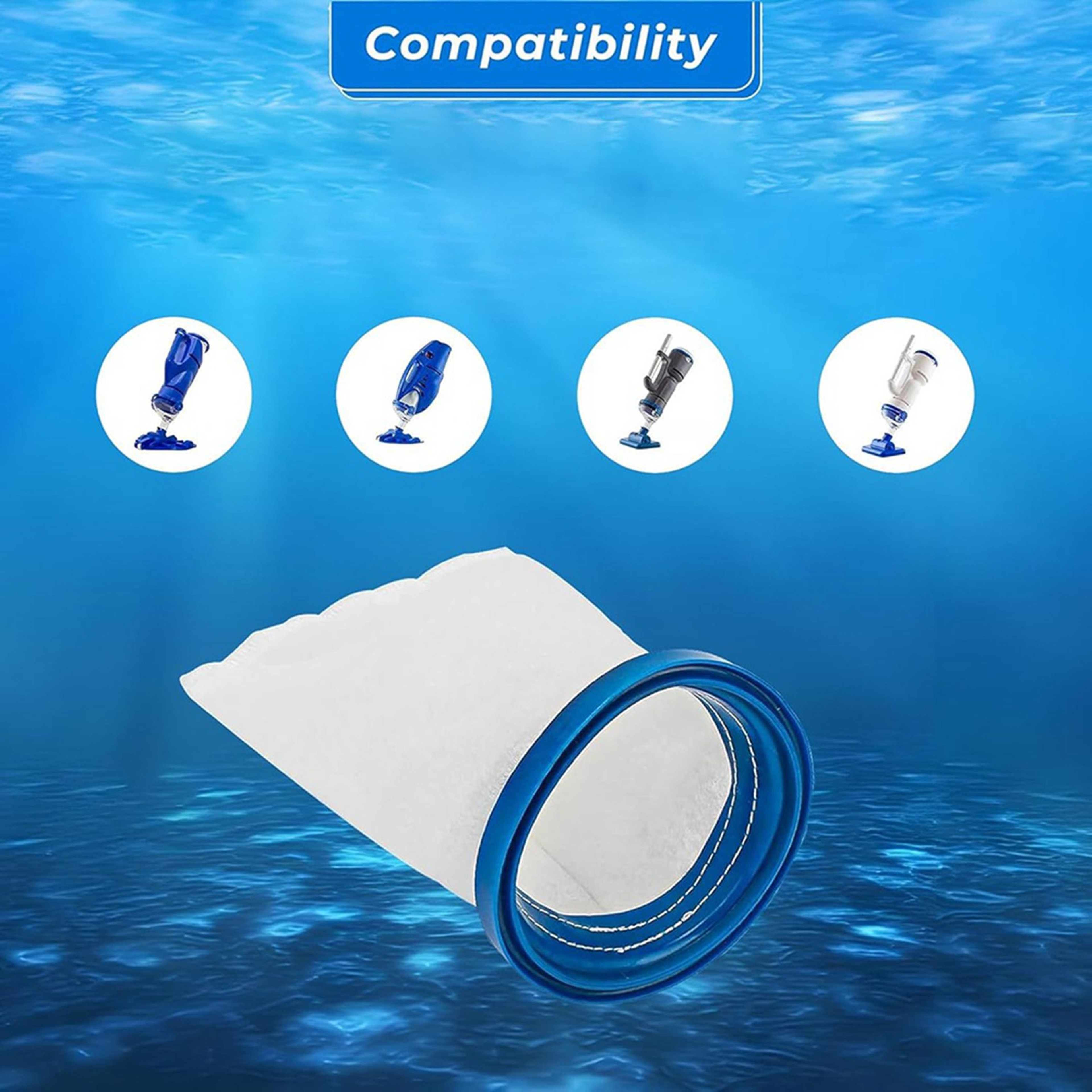 Pool Blaster Replacement Filter Bags For Max Catfish Ultra IVac  Volt Vacuums 1
