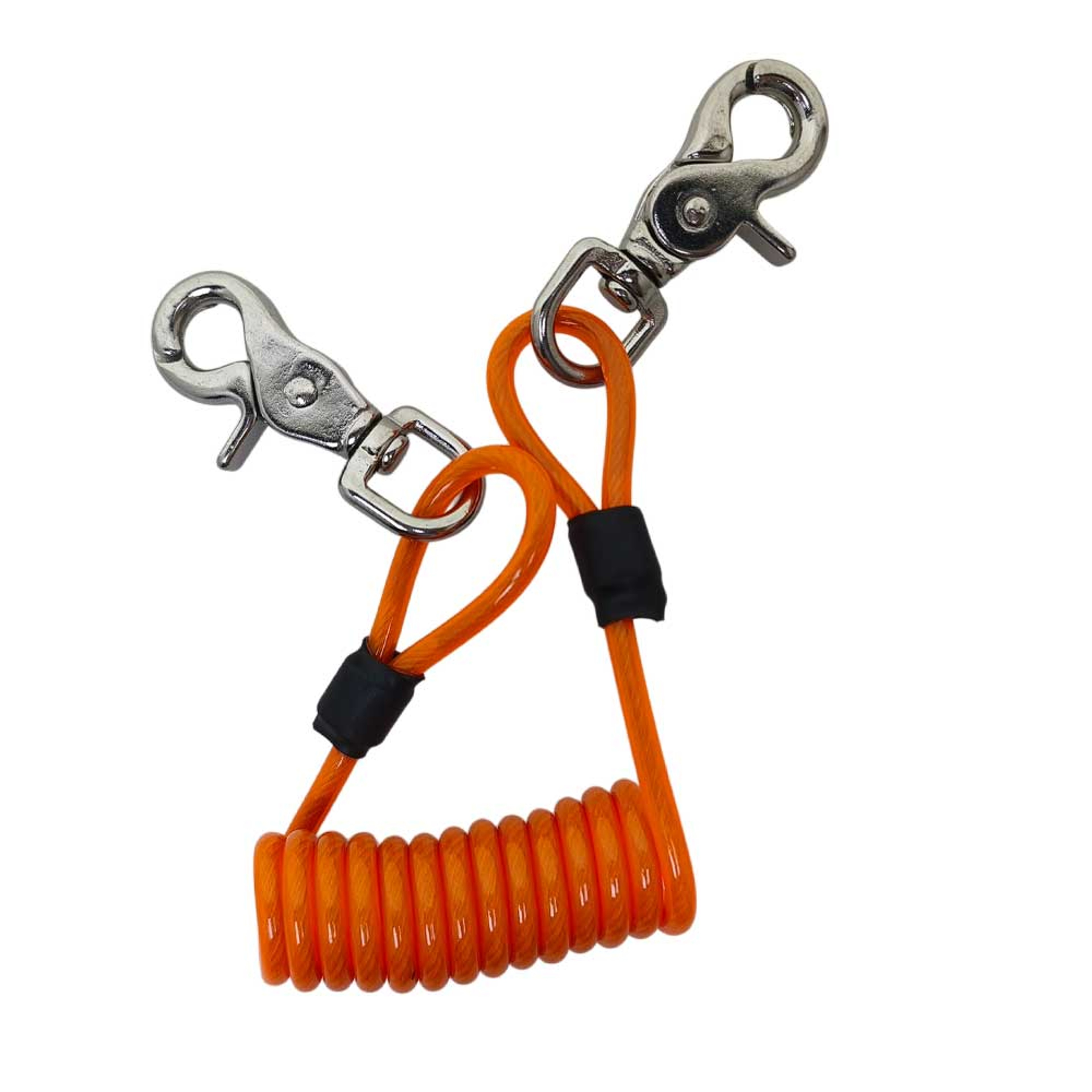 Scuba Retractable Lanyard with Stainless Steel Swivel Clips for Diving, Fishing & Boating – view 3
