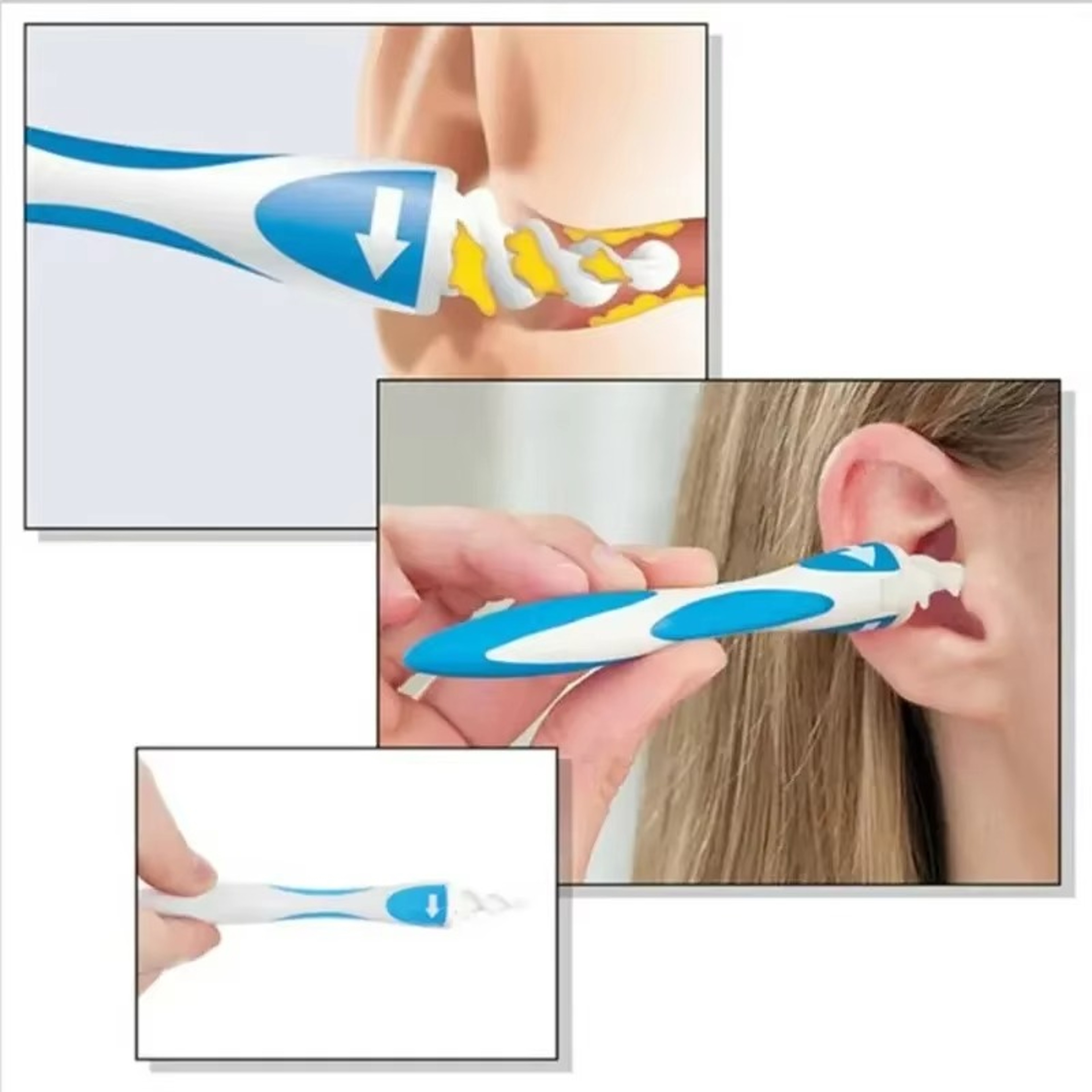 Soft Silicone Ear Wax Remover Kit with Replacement Tips Safe Ear Cleaner Tool – view 4