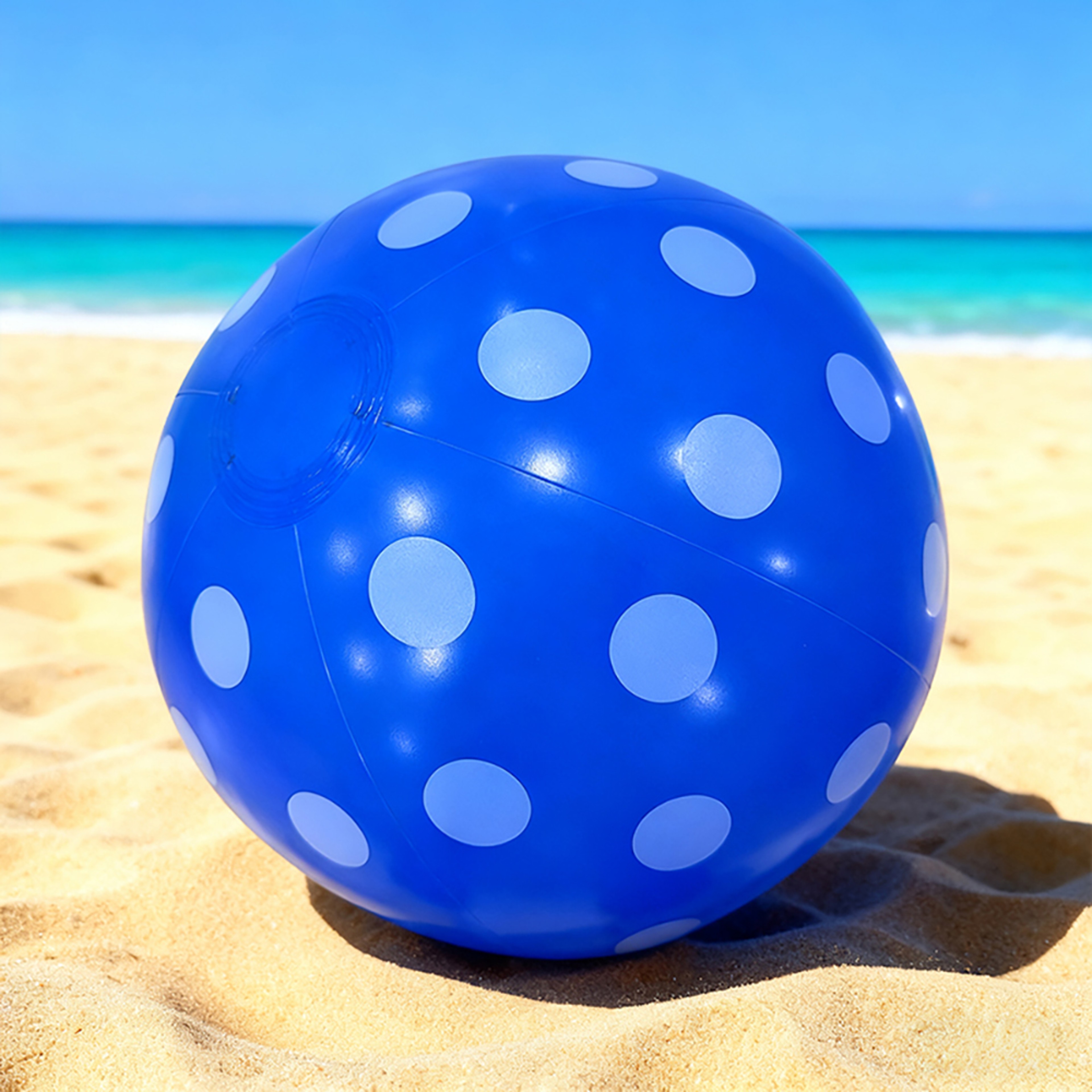 Colorful Inflatable Beach Ball Durable PVC Beach Ball for Pool Parties, Beach Games & Summer Water Fun – view 4