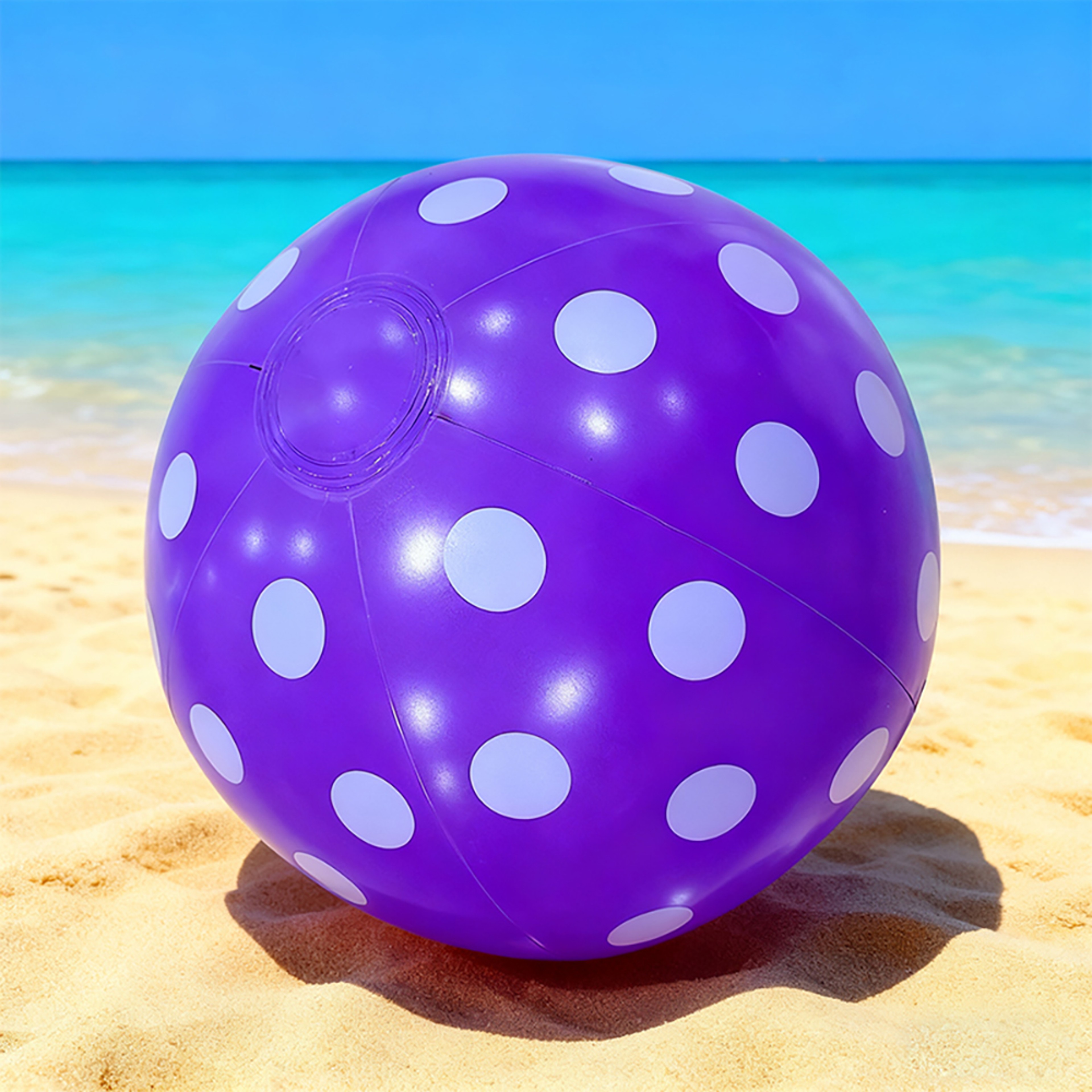 Colorful Inflatable Beach Ball Durable PVC Beach Ball for Pool Parties, Beach Games & Summer Water Fun – view 5