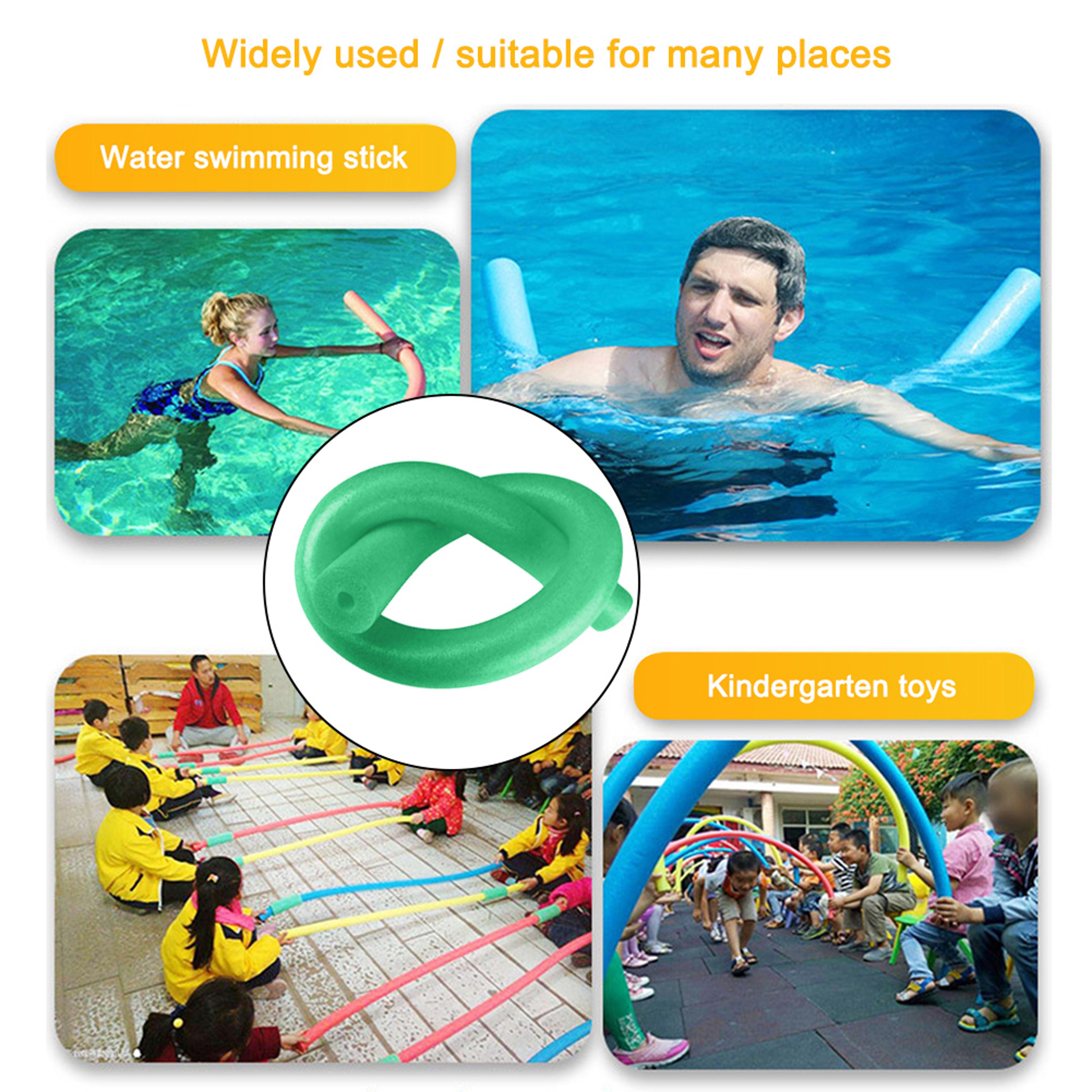 Pool Noodle EPE Foam Float Flexible Swim Noodle for Learning to Swim & Water Fun – view 6