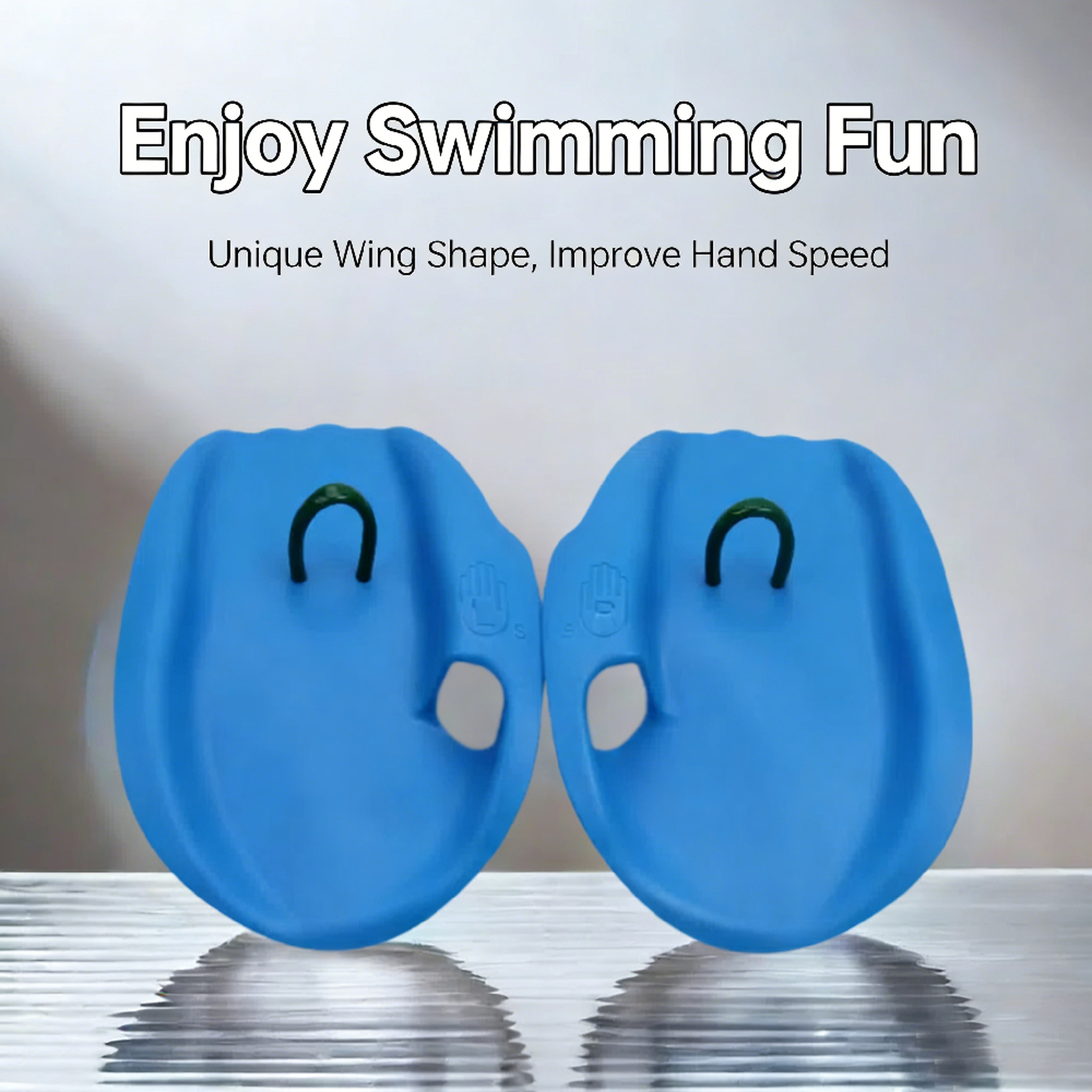 PowerGrip Swimming Hand Paddles For Swim Training Strength Building  Stroke Technique Improvement 0