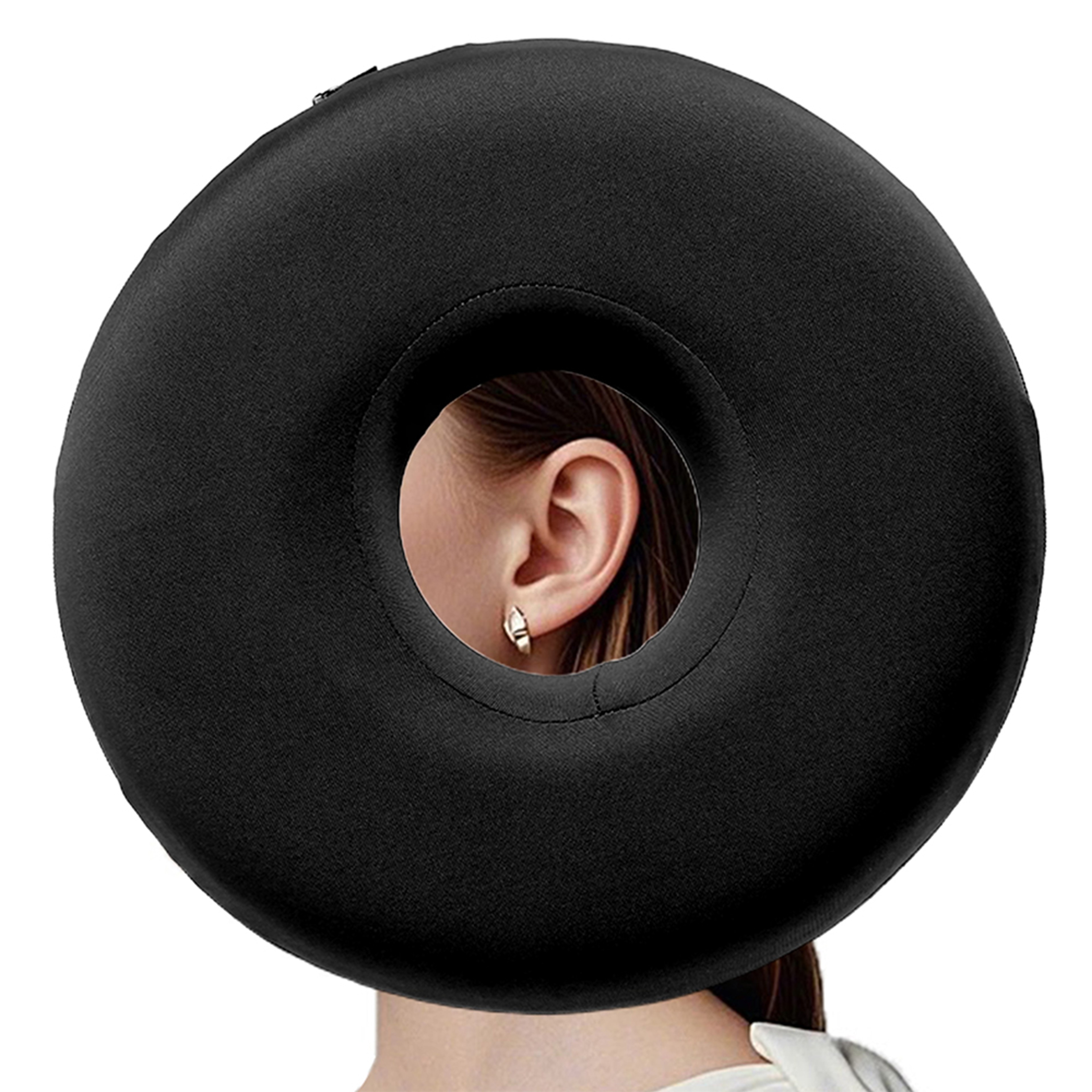 Ear Piercing Pillow For Side Sleepers Comfort Ear Pressure Relief Pillow With Hole 0
