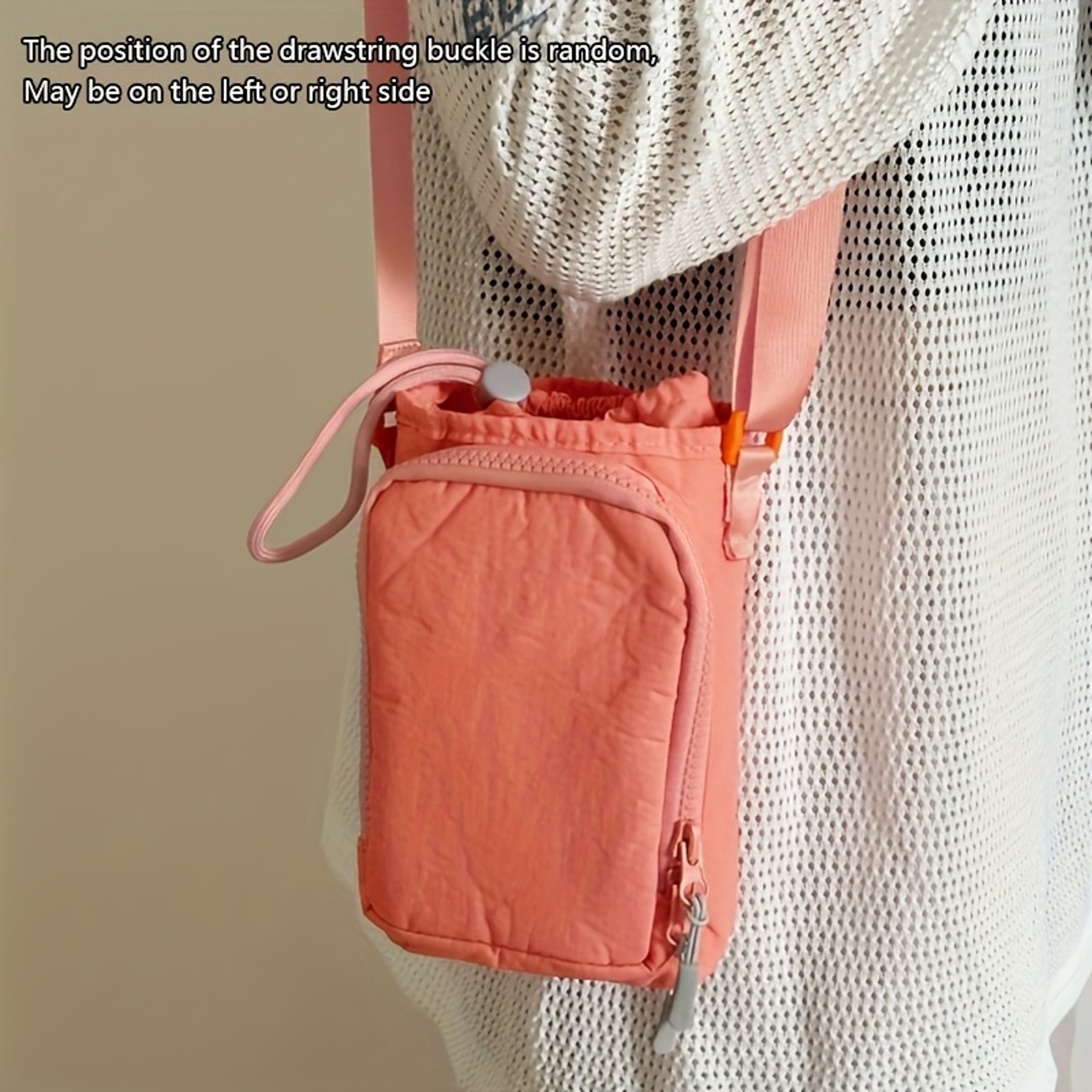 Water Bottle Carrier Bag With Phone Pocket And Adjustable Strap For Outdoor Hiking 6