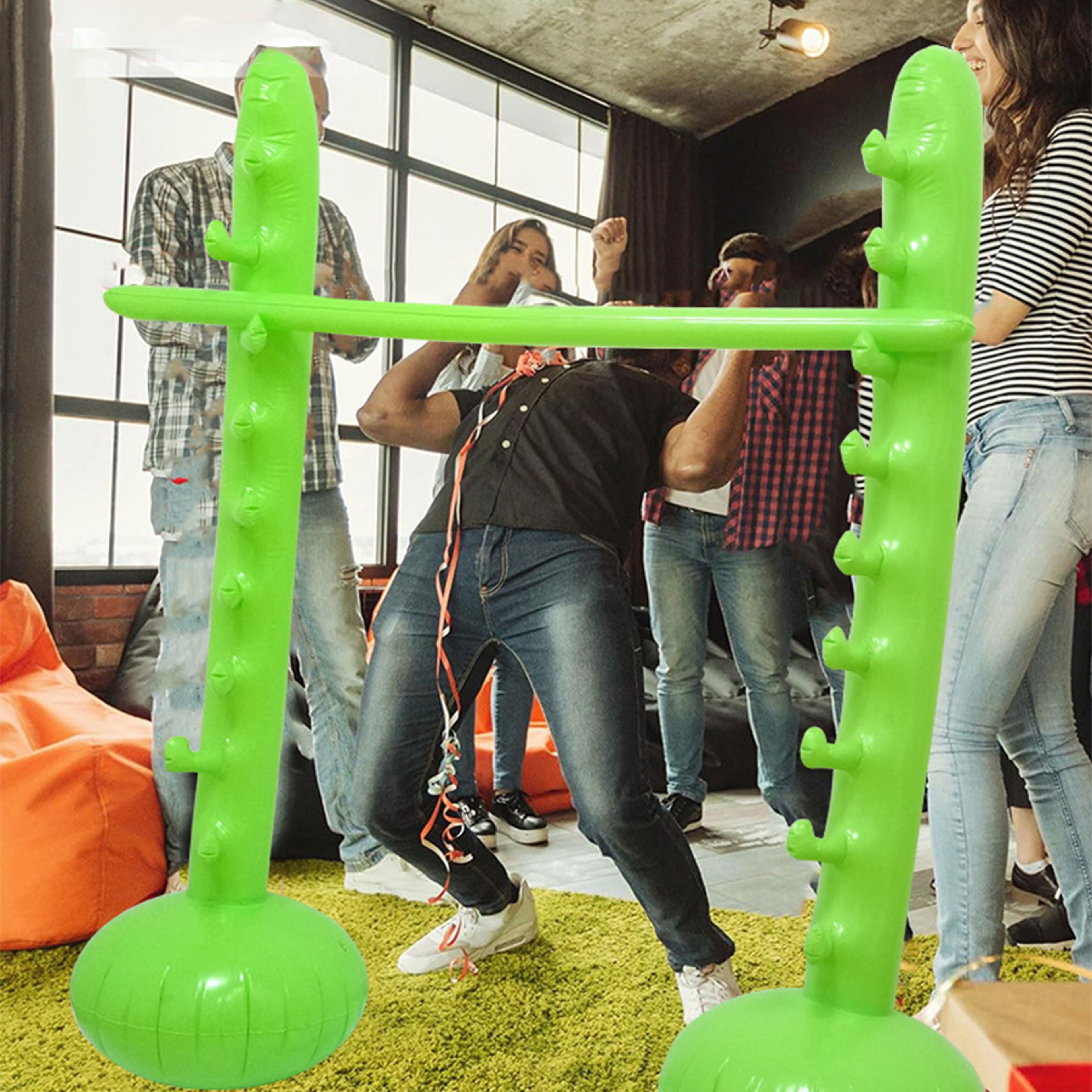 Inflatable Limbo Game Set Fun Summer Pool Party Decorations  Kids Outdoor Party Games 2