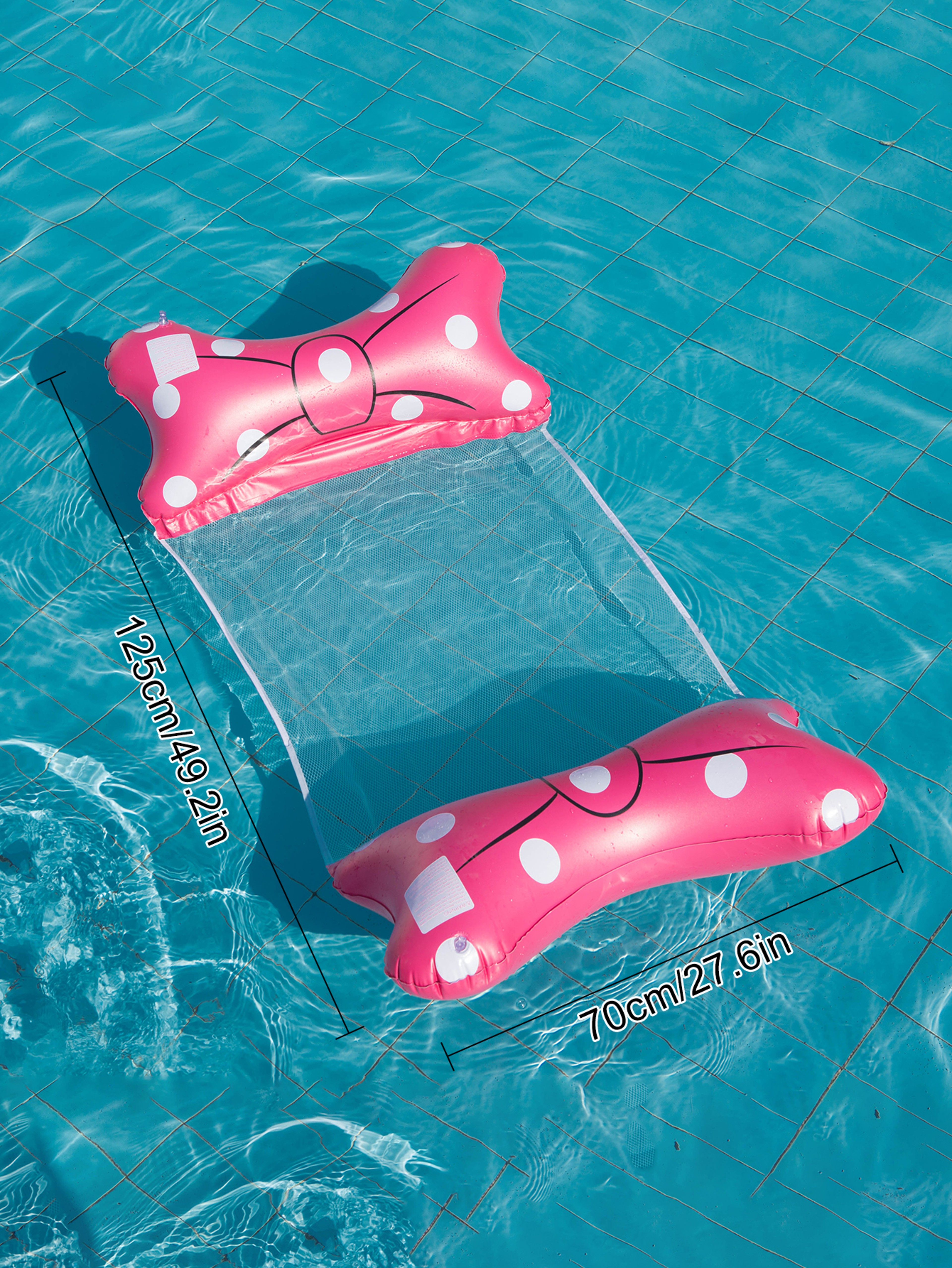 Water Hammock Float Inflatable Pool Float Lounger for Beach & Pool Relaxation – view 9