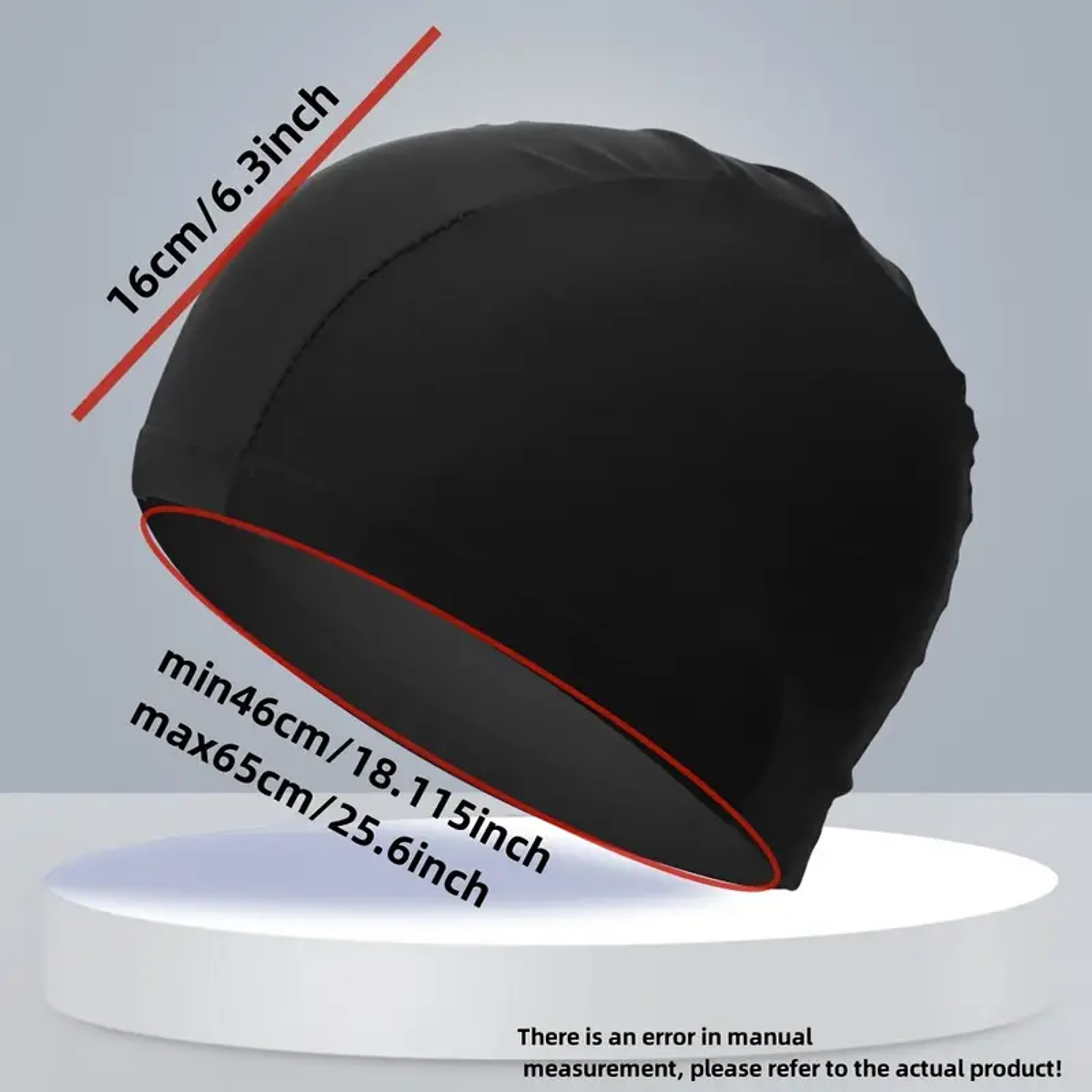 Waterproof Swim Cap with Ear Protection Elastic Unisex Swim Training Cap – view 5