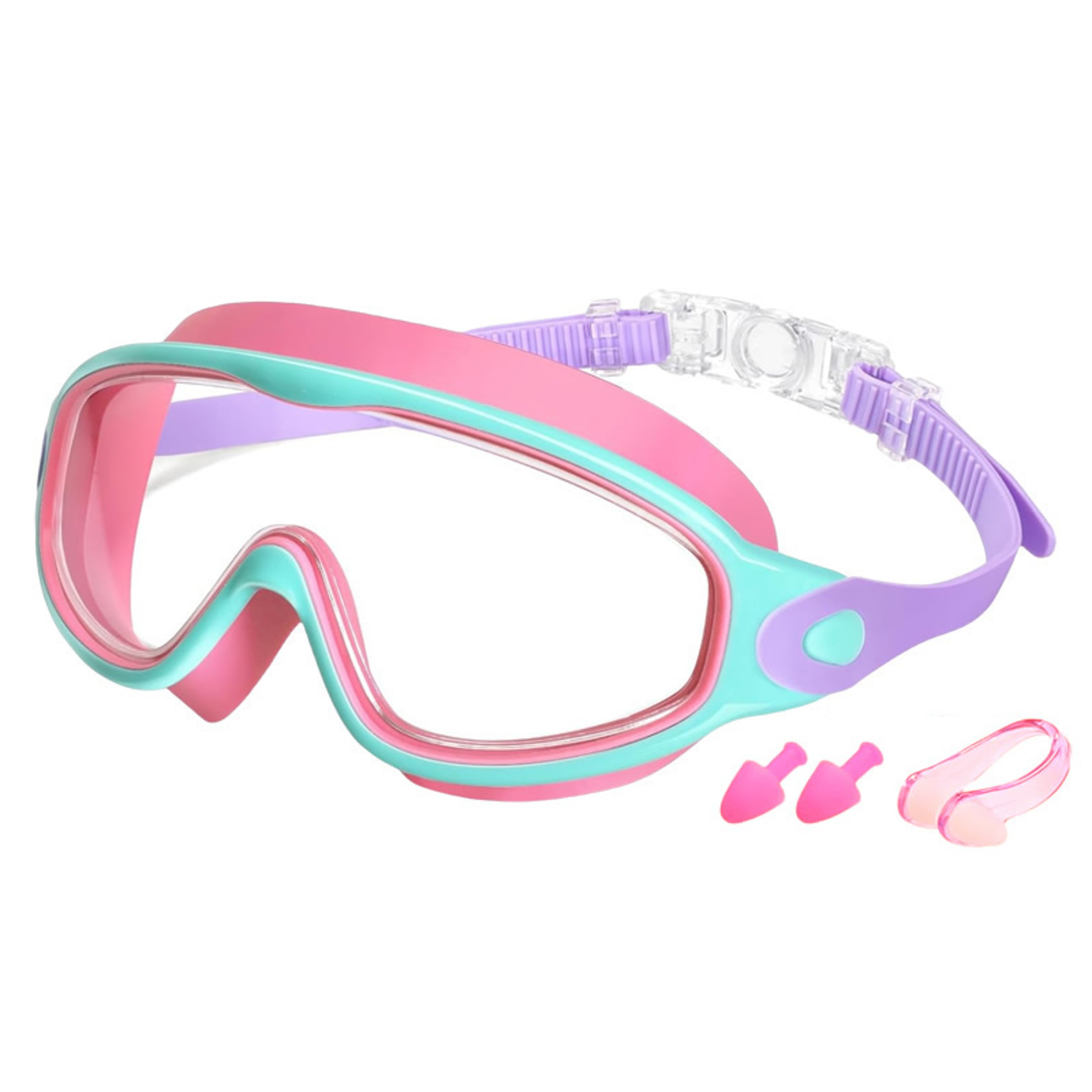 ColorSplash Kids Swim Goggles Anti Fog Leak Proof Wide Vision UV Protection 3
