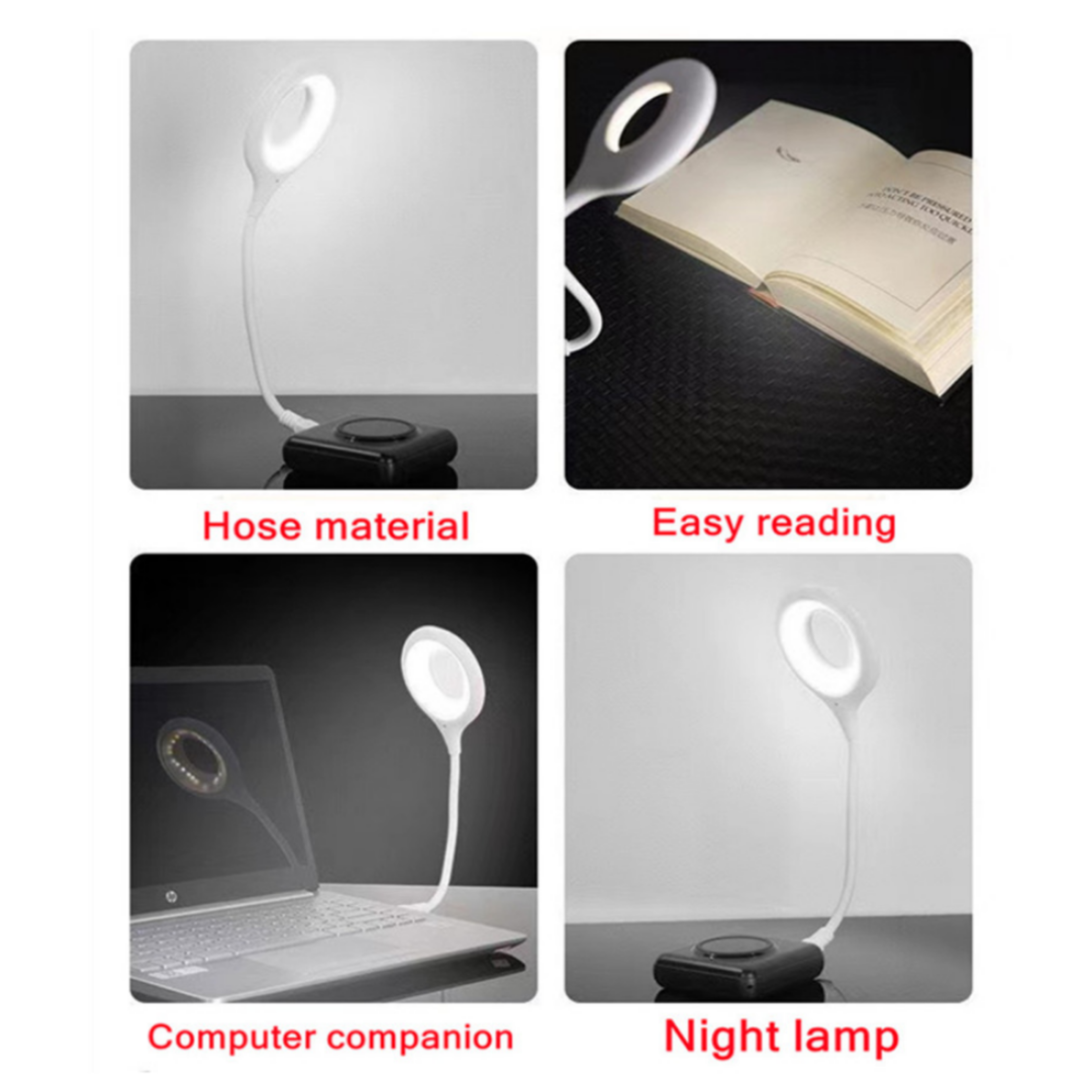 Portable USB Desk Lamp LED Reading Lamp With Eye Protection For Study Bedside  Laptop Use 2