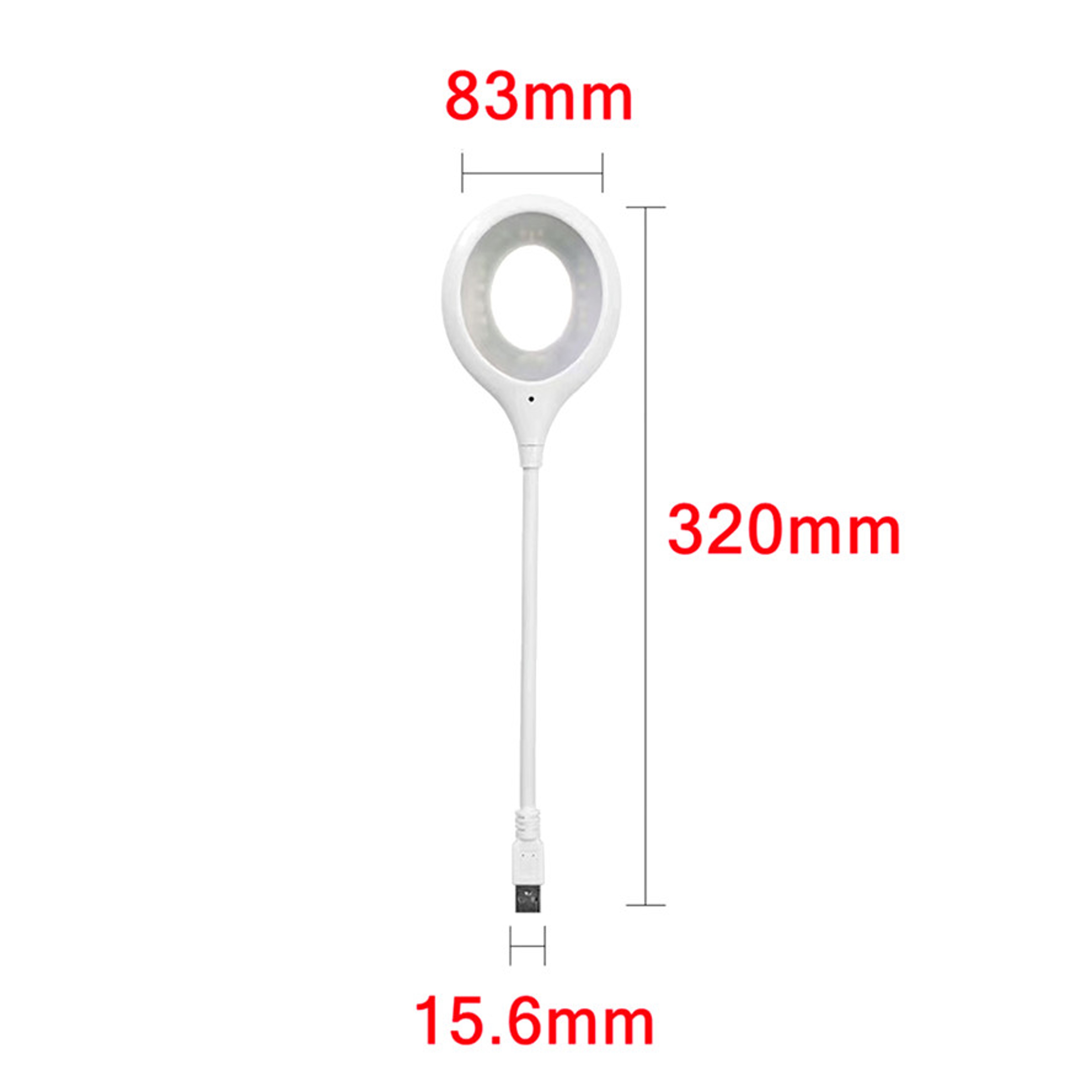 Portable USB Desk Lamp LED Reading Lamp With Eye Protection For Study Bedside  Laptop Use 5