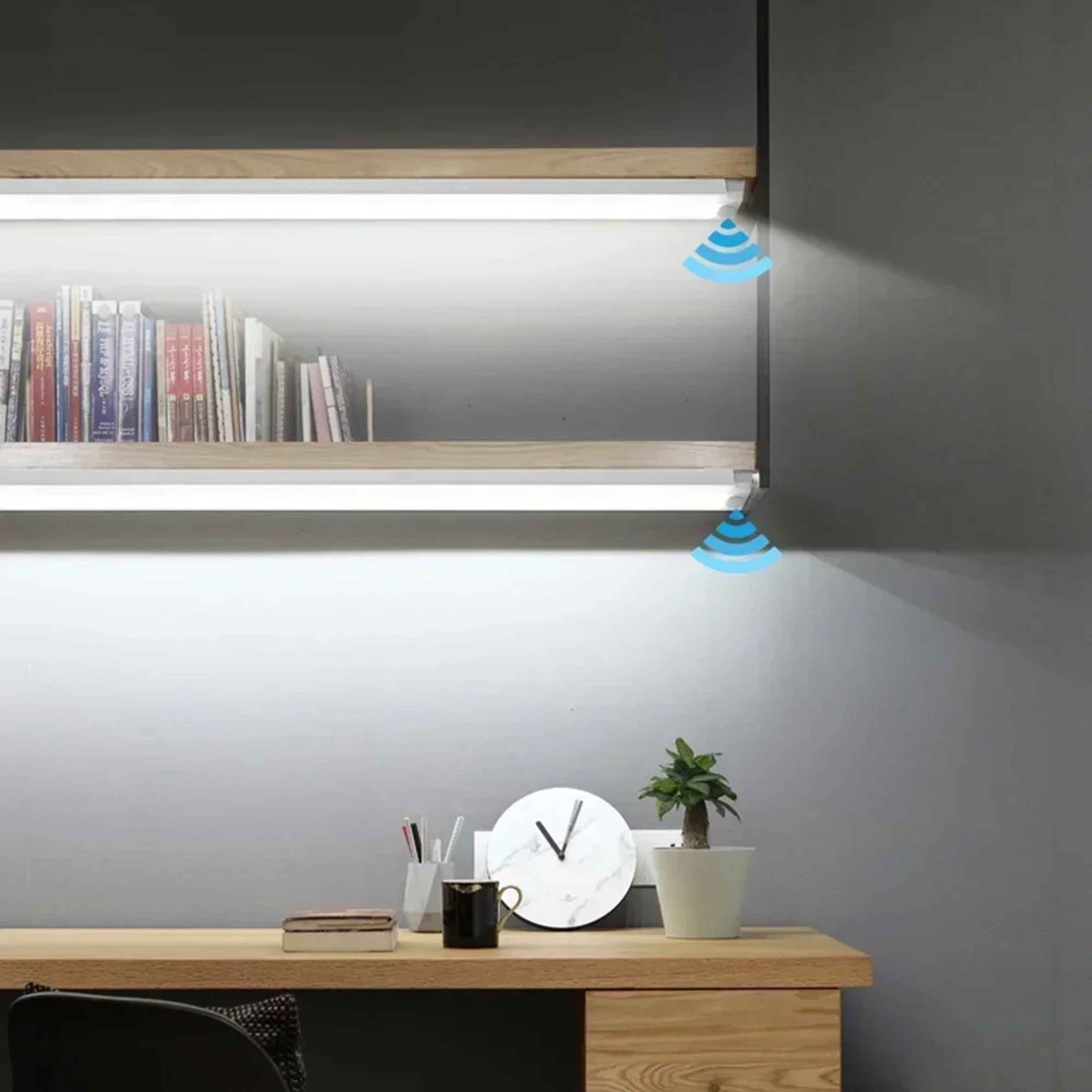Rechargeable Motion Sensor Night Light Wireless LED Closet Light For Cabinets Wardrobes  Stairways 3