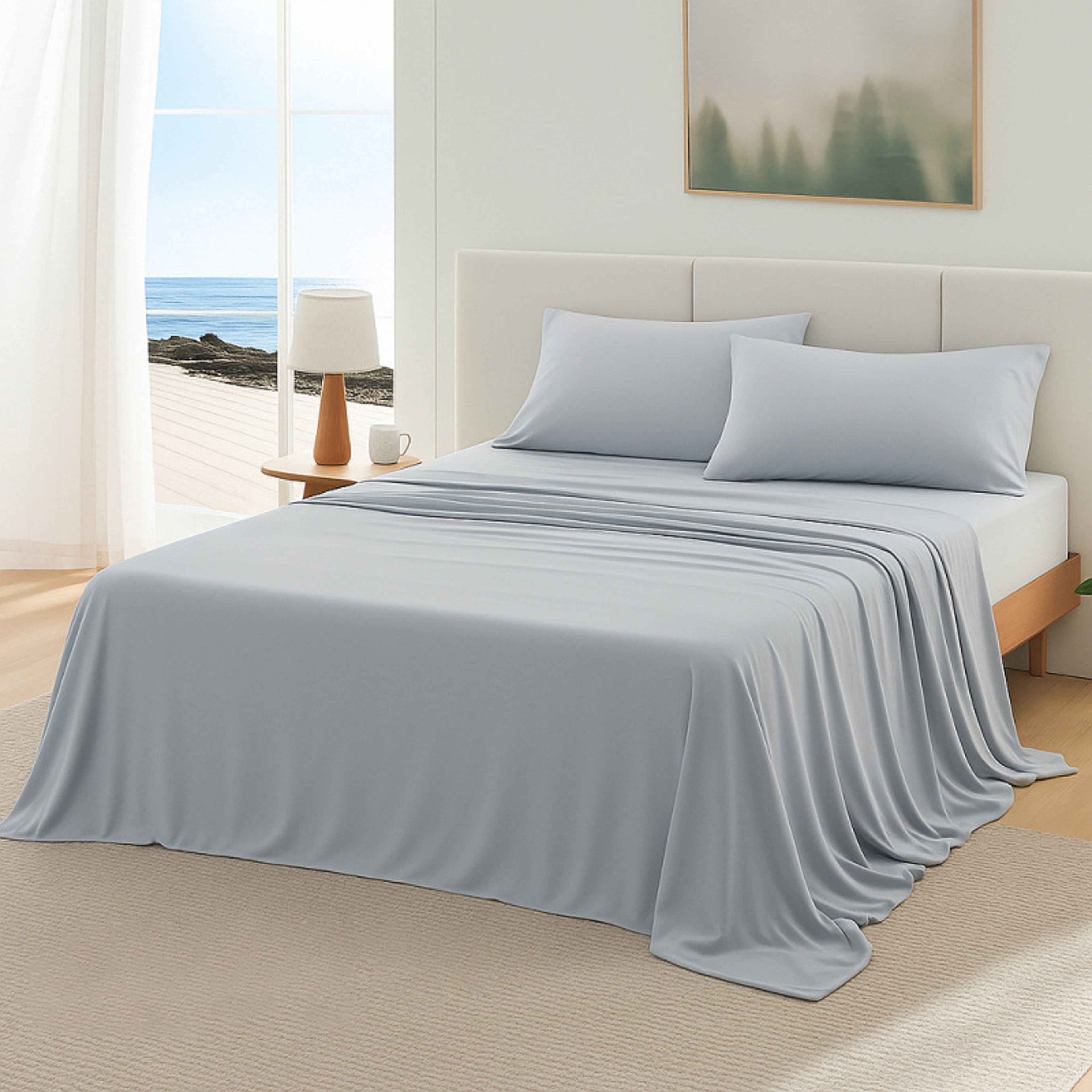Ice Silk Cooling Blanket Lightweight Breathable Summer Bed Blanket For Home  Hotel 0