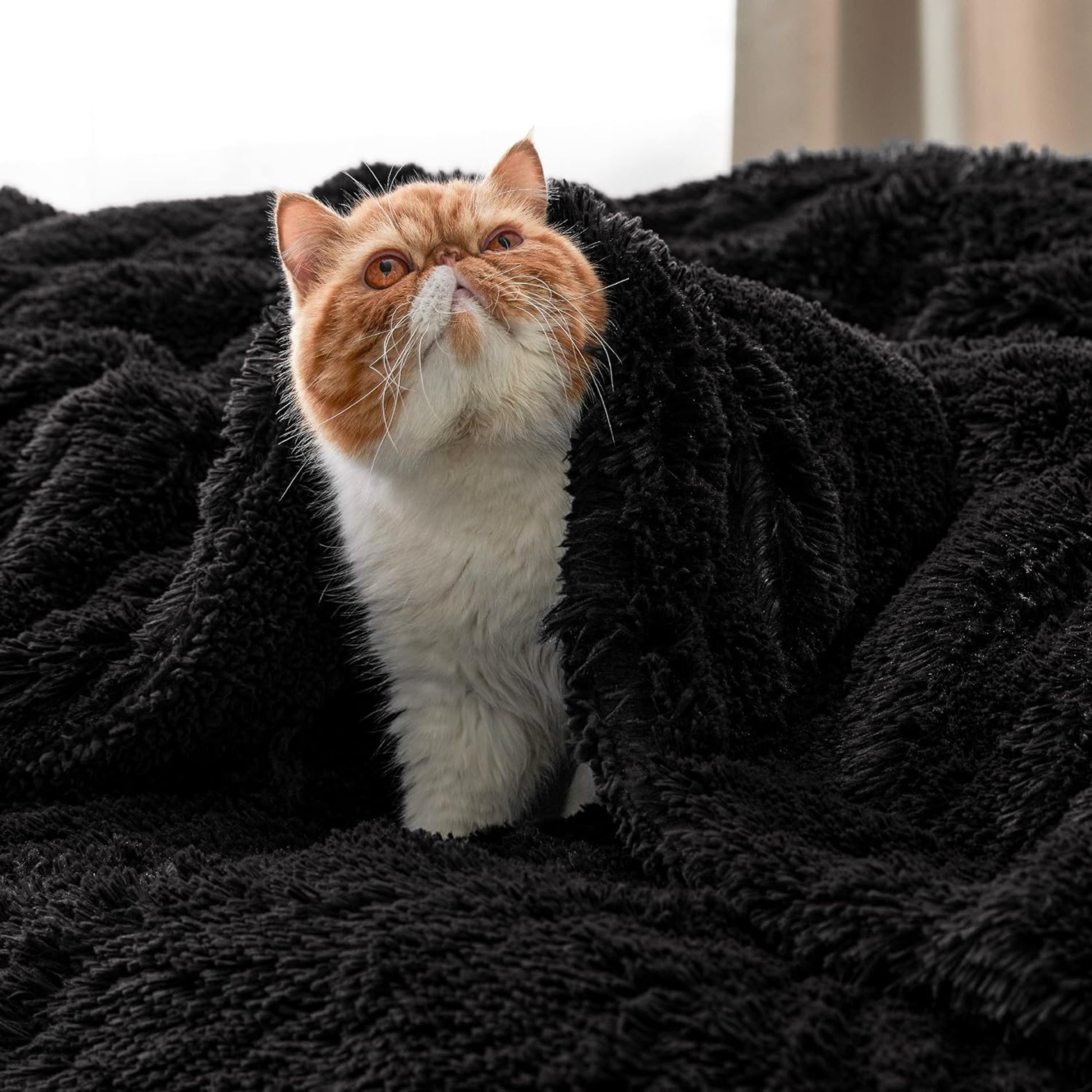 Luxury Faux Fur Throw Blanket Soft Sherpa Blanket Plush Fleece Cozy Couch  Bed Throw 2
