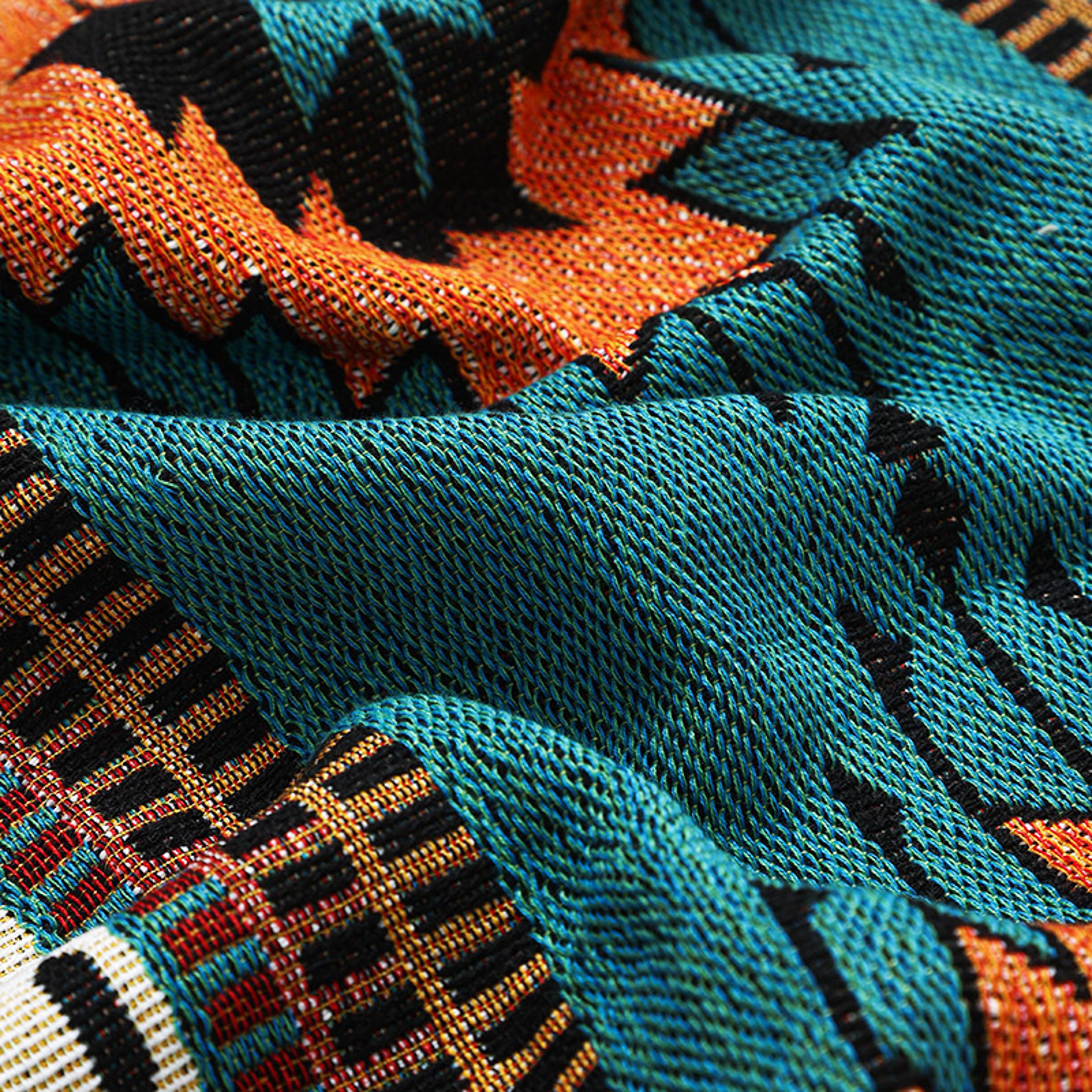 Bohemian Throw Blanket Soft Boho Couch Cover for Bed, Sofa, Camping & Home Decor – view 6