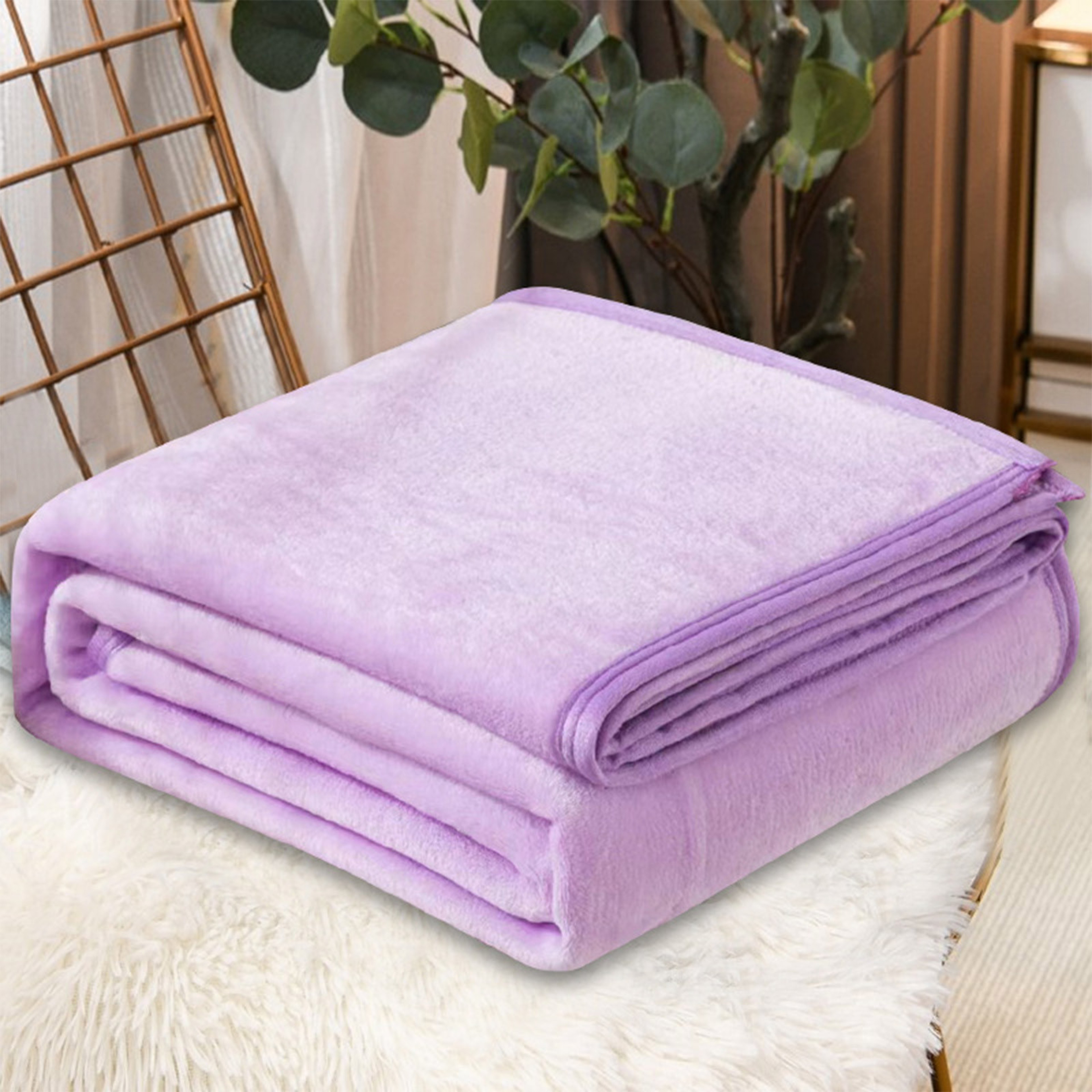Ultra Soft Fleece Throw Blanket Cozy Plush Microfiber Sofa  Bed Throw 2