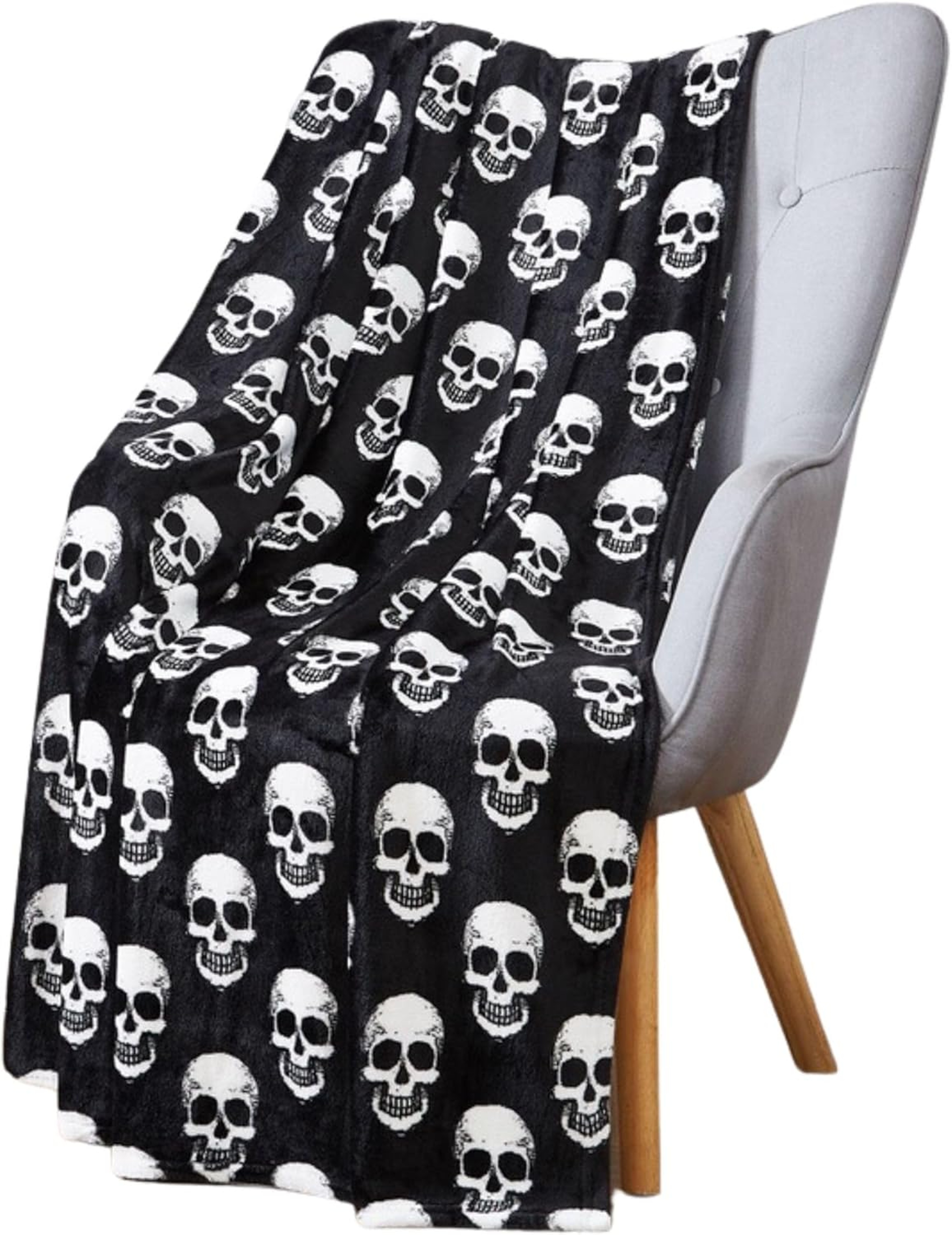 Black Bat Throw Blanket Soft Bat Throw Blanket Flannel Gothic Fleece For Sofa Bed  Travel 1