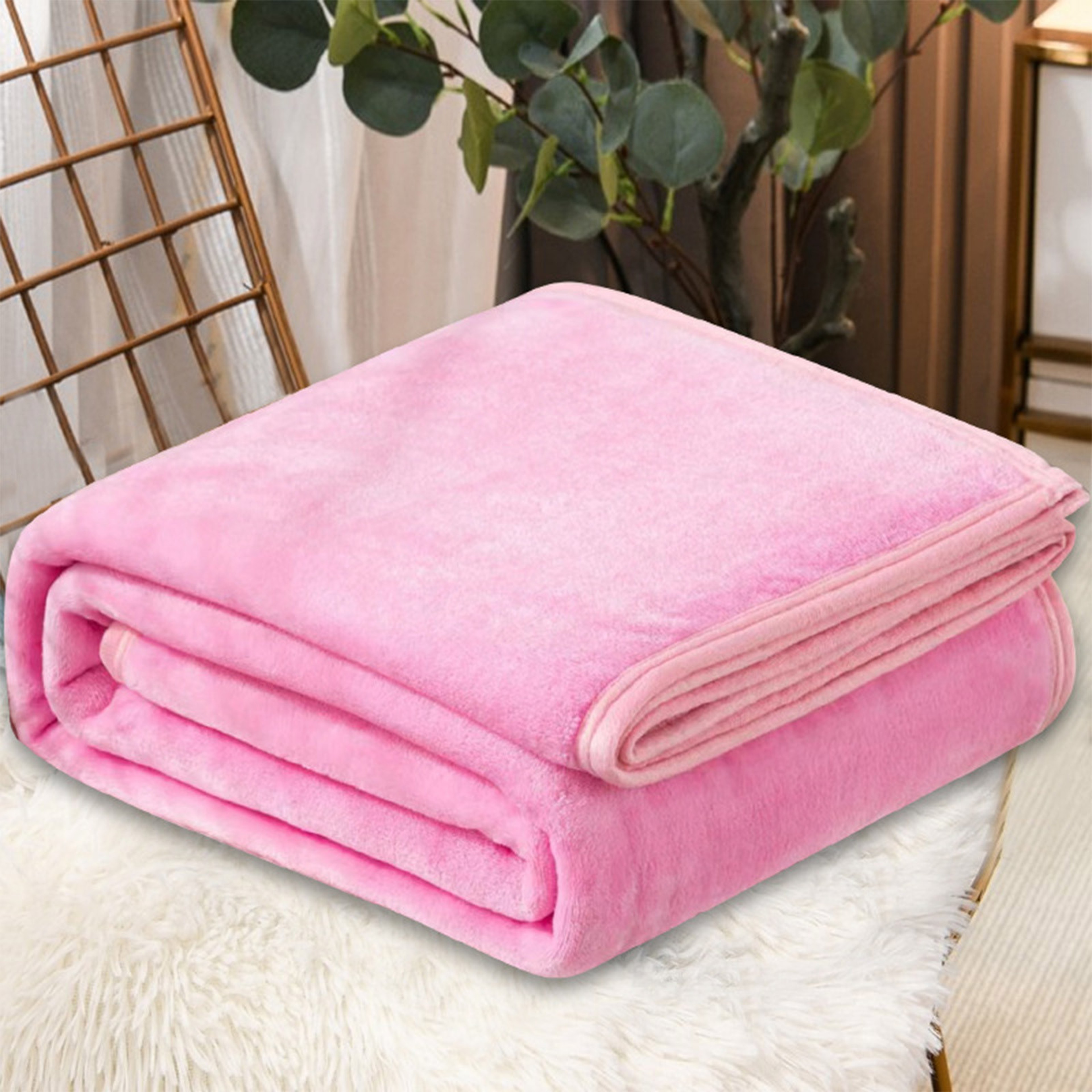 Luxury Coral Fleece Blanket Soft Faux Fur Throw For Bed Sofa  All Season Comfort 1