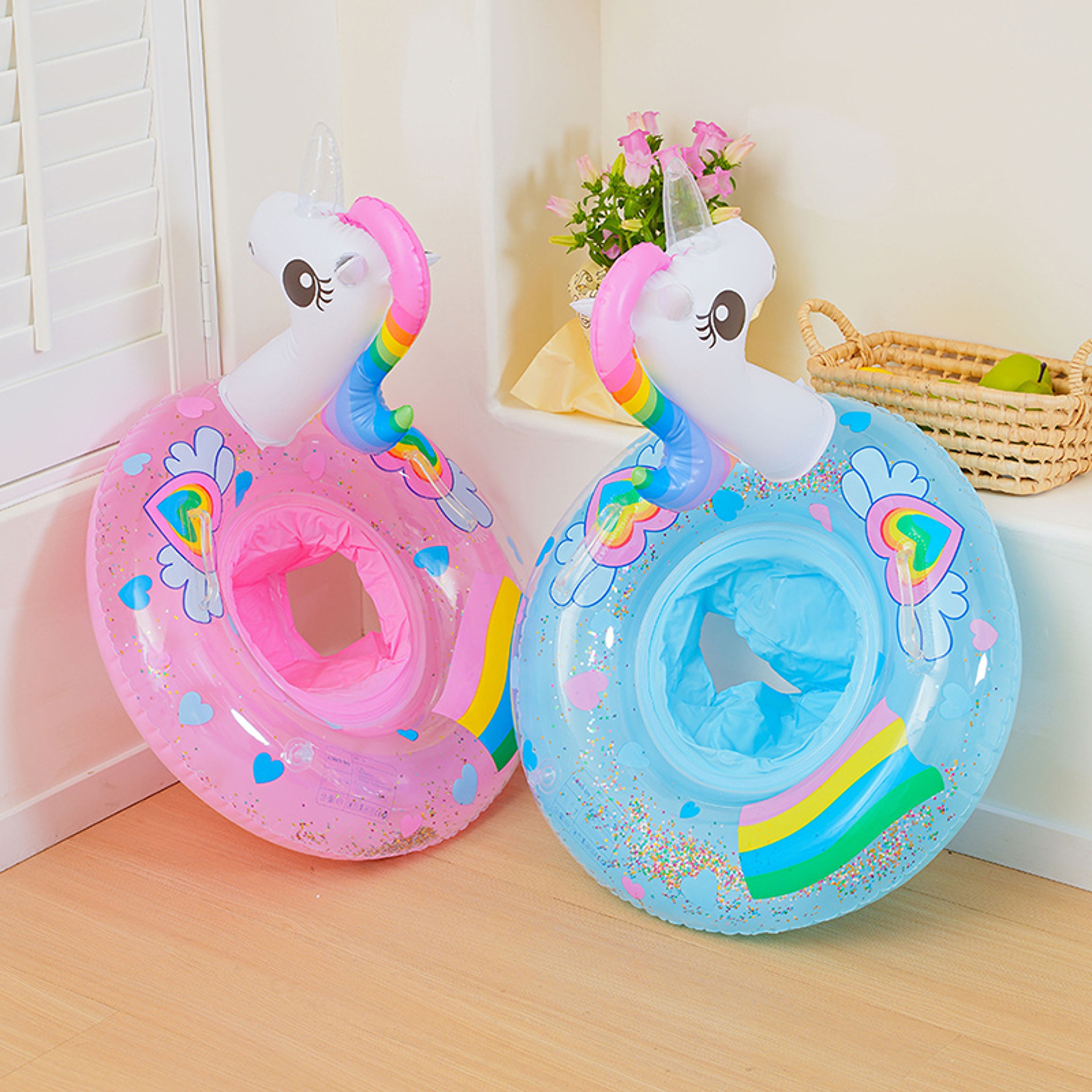 Unicorn Pool Float Inflatable Swim Ring For Kids  Adults Summer Pool Tube Water Toy 2