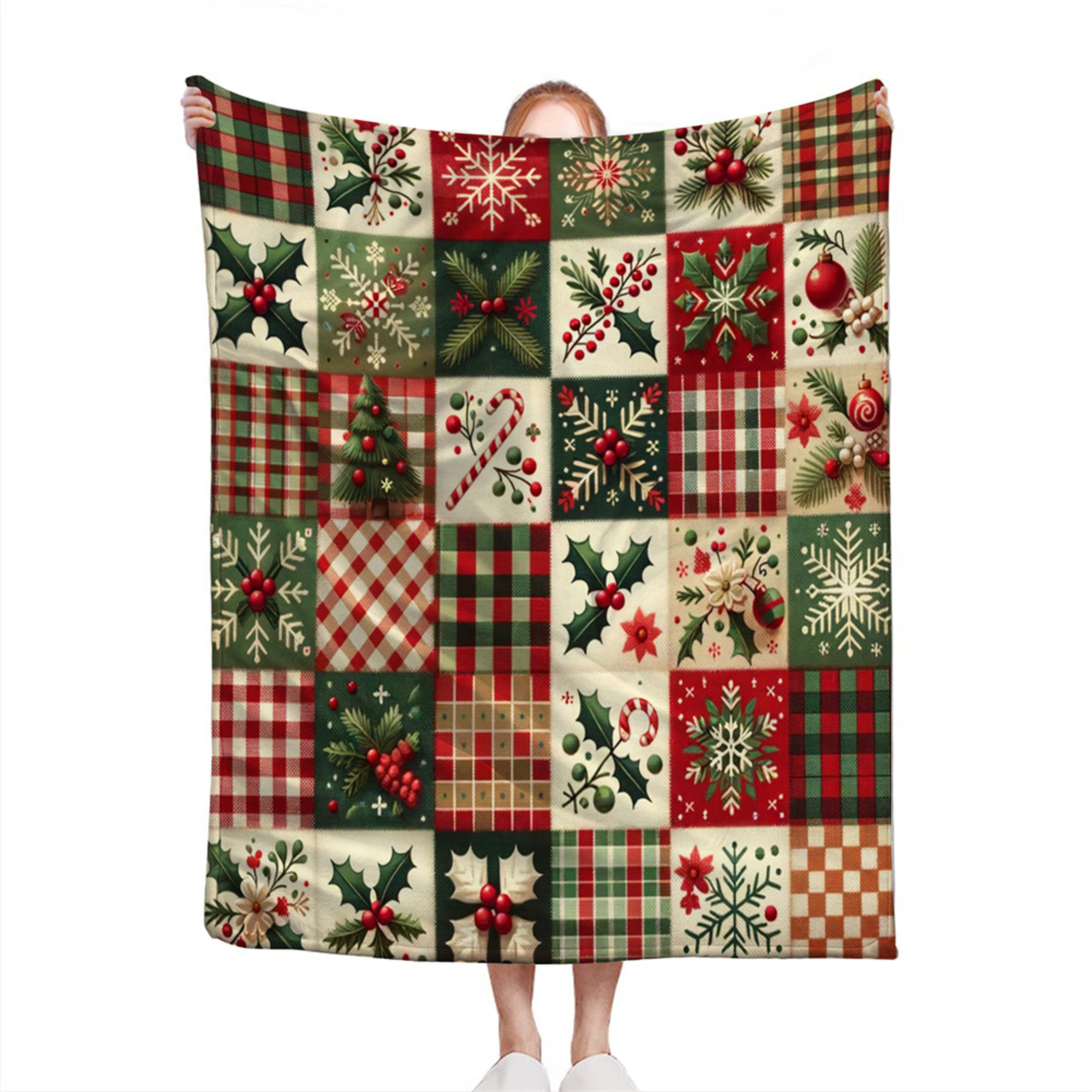 Candy Plaid Microfiber Throw Blanket Super Soft Fleece Cozy Bed  Sofa Throw For All Seasons 0