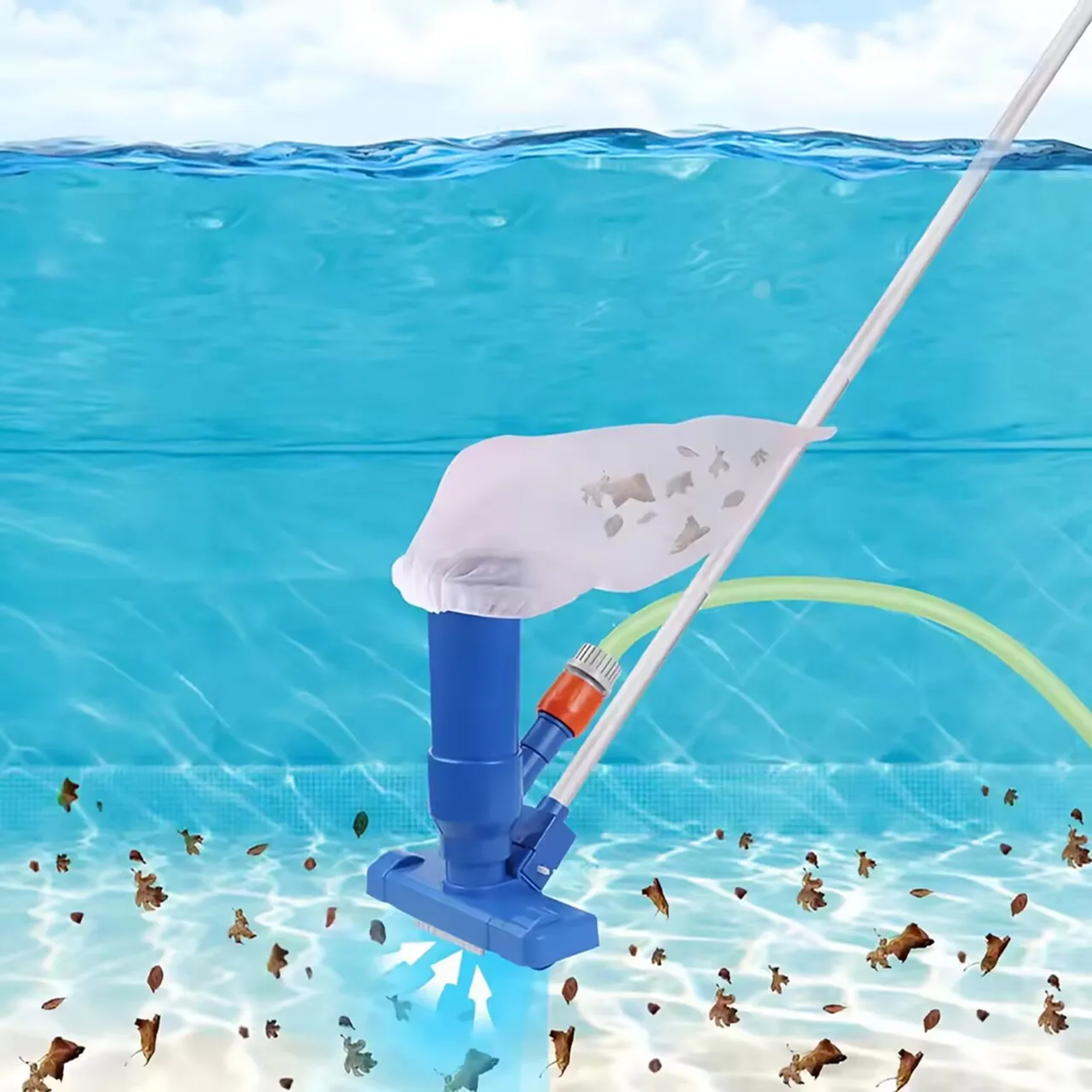 Pool Vacuum Head Cleaning Kit With Brush  Filter Bag For Swimming Pool Vacuum Maintenance 0