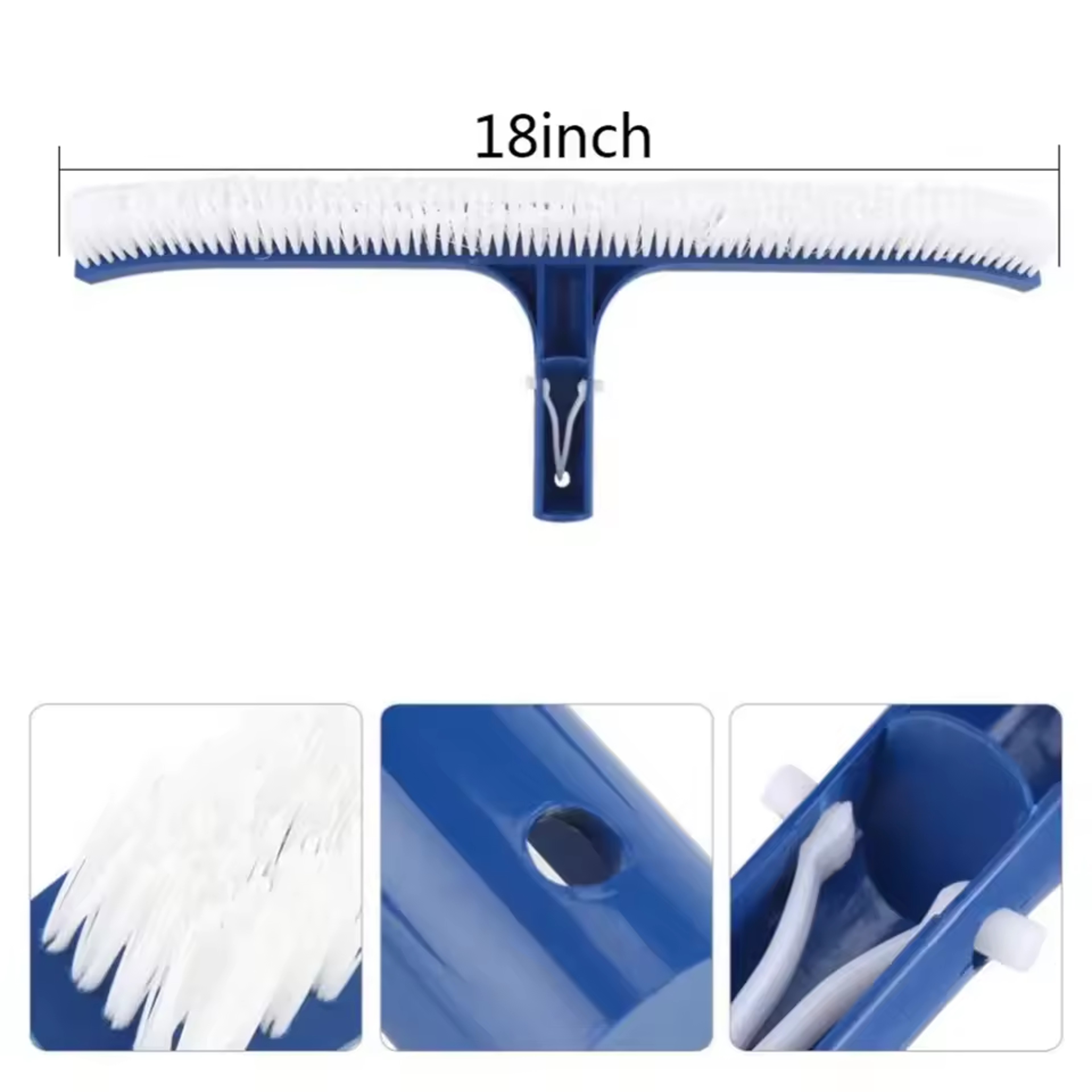 Professional Pool Brush Head for Swimming Pool & Spa Wall and Floor Cleaning – view 6