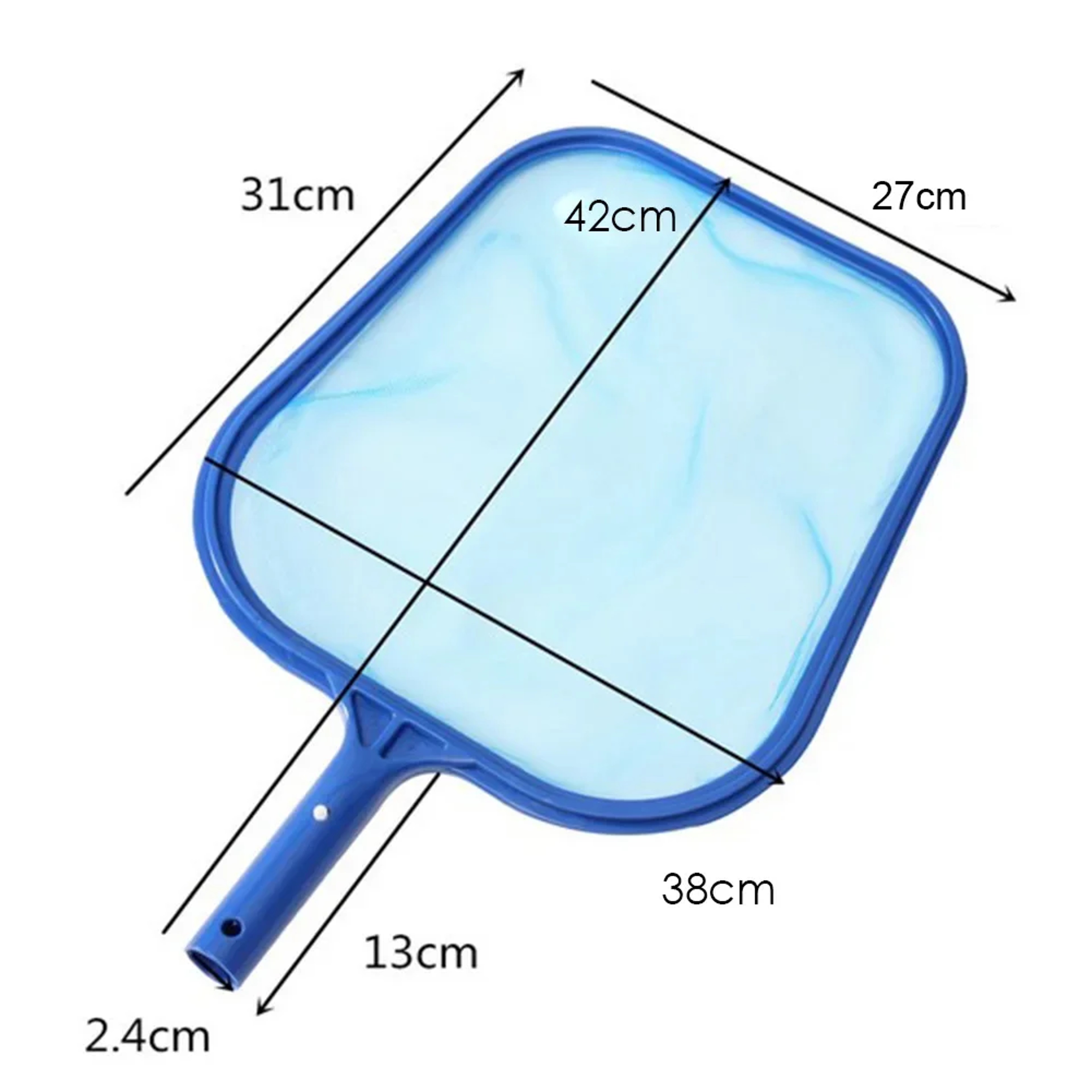 Deep Mesh Pool Skimmer Net For Leaves  Debris Durable Leaf Skimmer For Pools Spas  Ponds 6