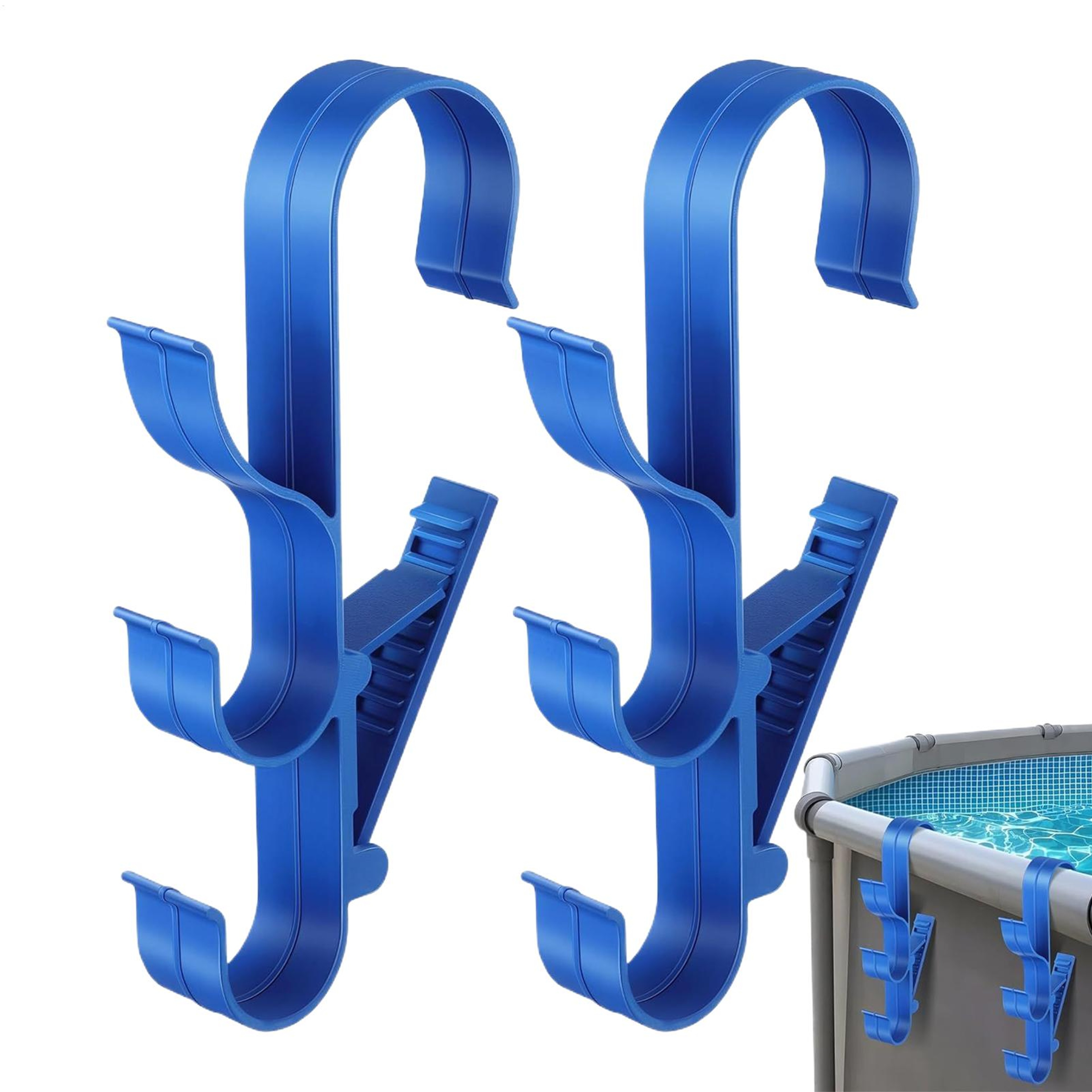Pool Pole Holder  Pool Skimmer Holder Hooks For Above Ground Pools 0