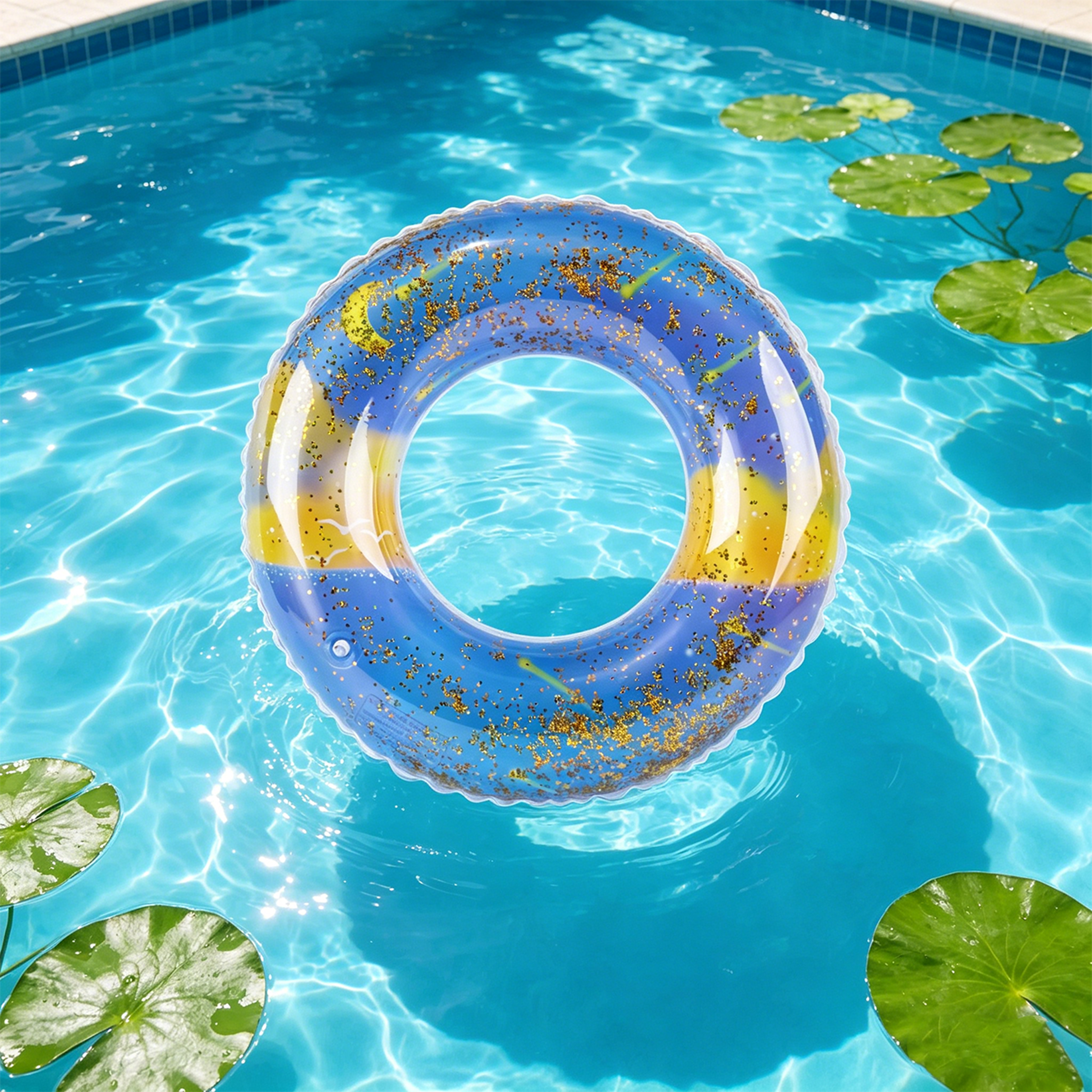 Inflatable Swim Ring For Adults Thickened Pool Float Ring For Beach Pool  Summer Water Fun 4