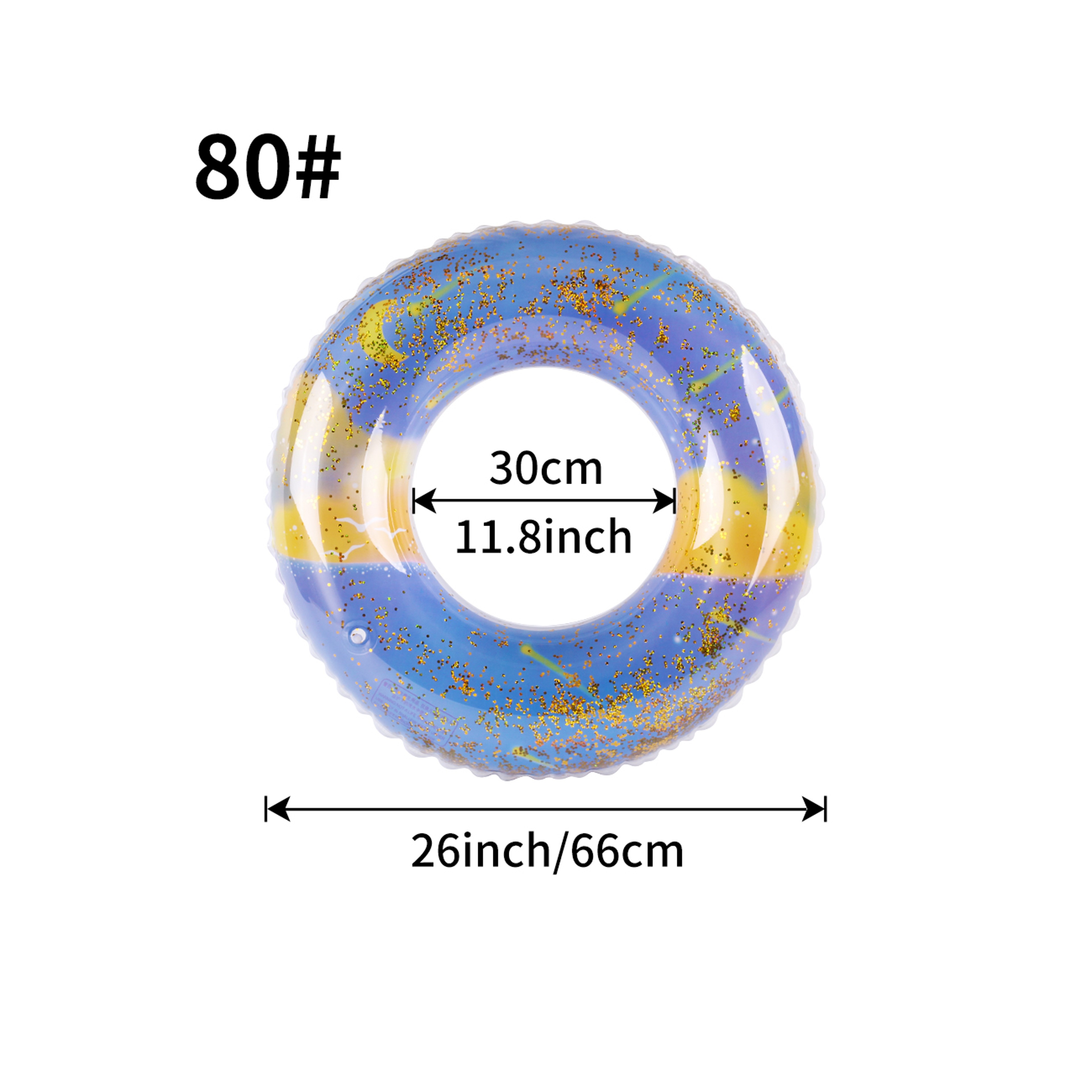 Inflatable Swim Ring For Adults Thickened Pool Float Ring For Beach Pool  Summer Water Fun 5