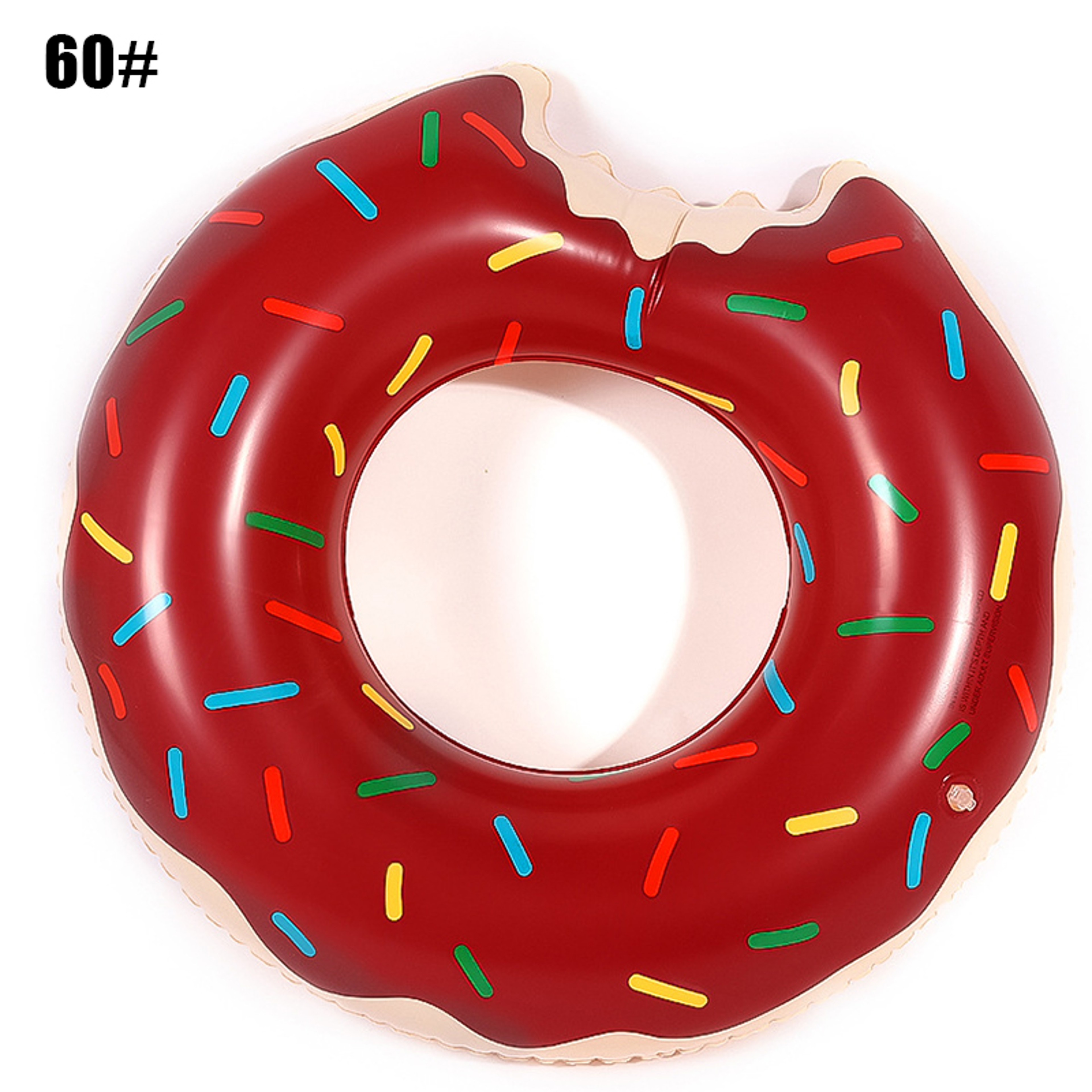 Inflatable Donut Pool Float Cute Donut Swim Ring For Kids  Adults Summer Pool Fun 0