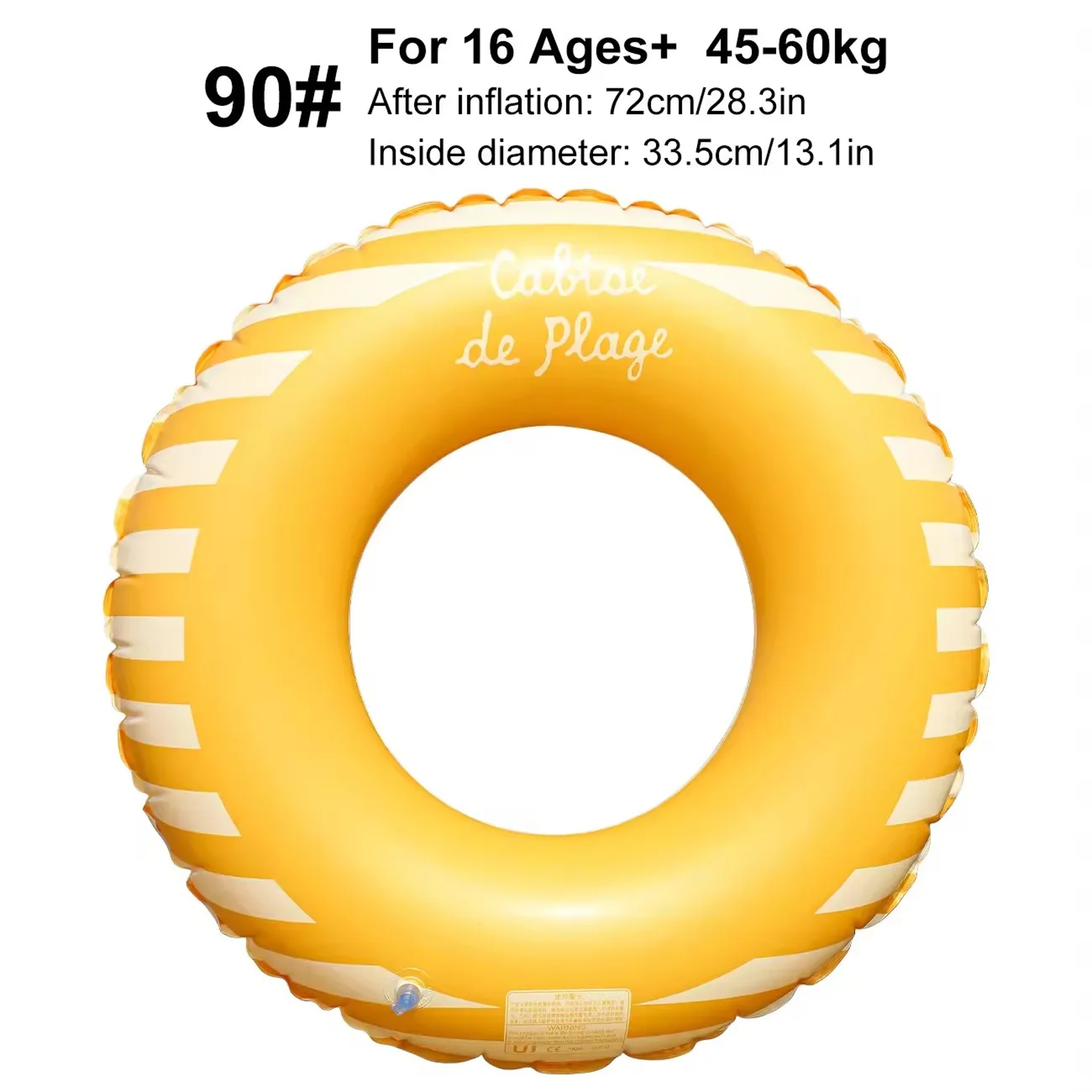 Tropical Inflatable Pool Float Swimming Ring For Adults Durable Pool Tube For Beach  Summer Fun 6