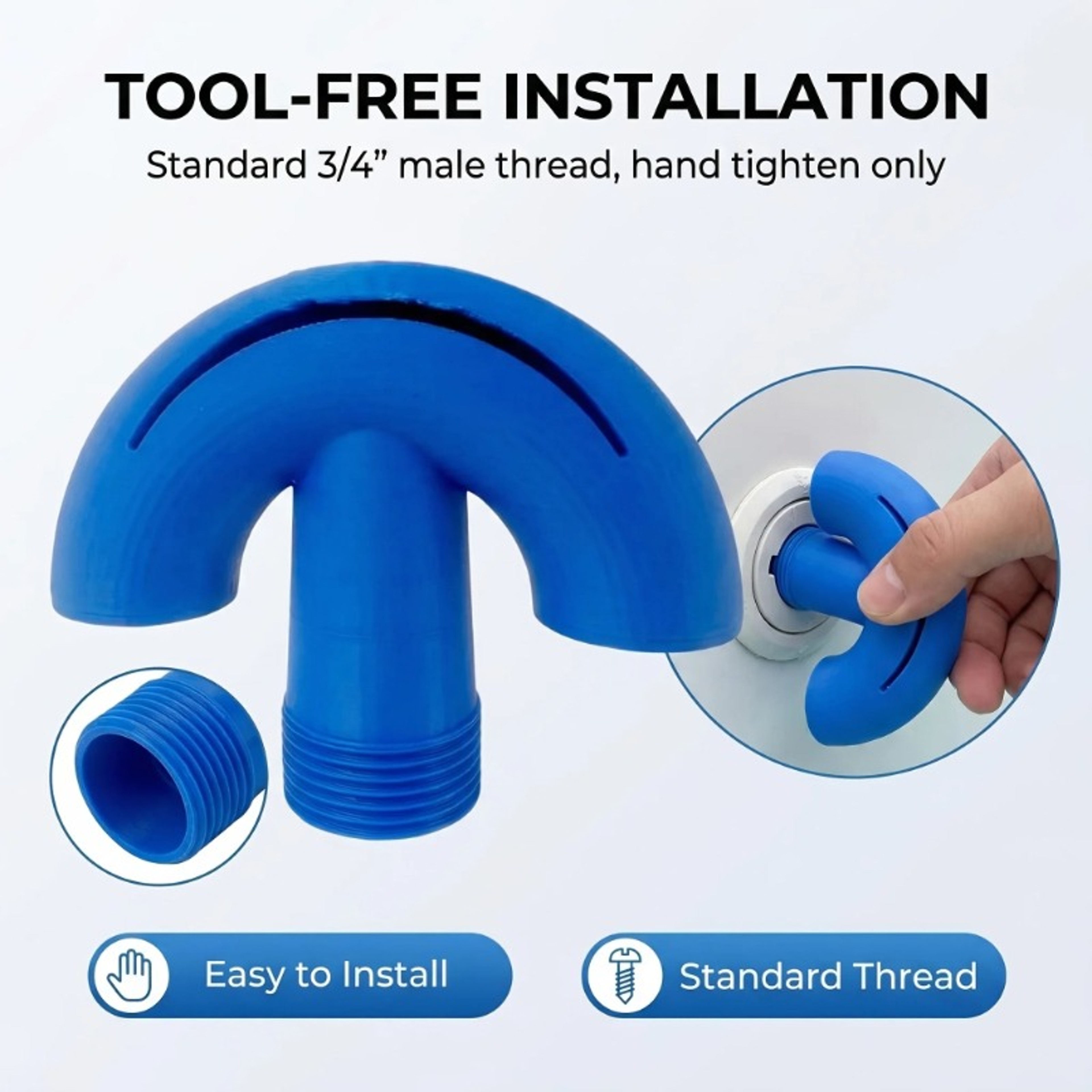 Pool Fountain Waterfall Sprinkler Adjustable Pool Aerator Cooling Accessory for Above & Inground Pools – view 1