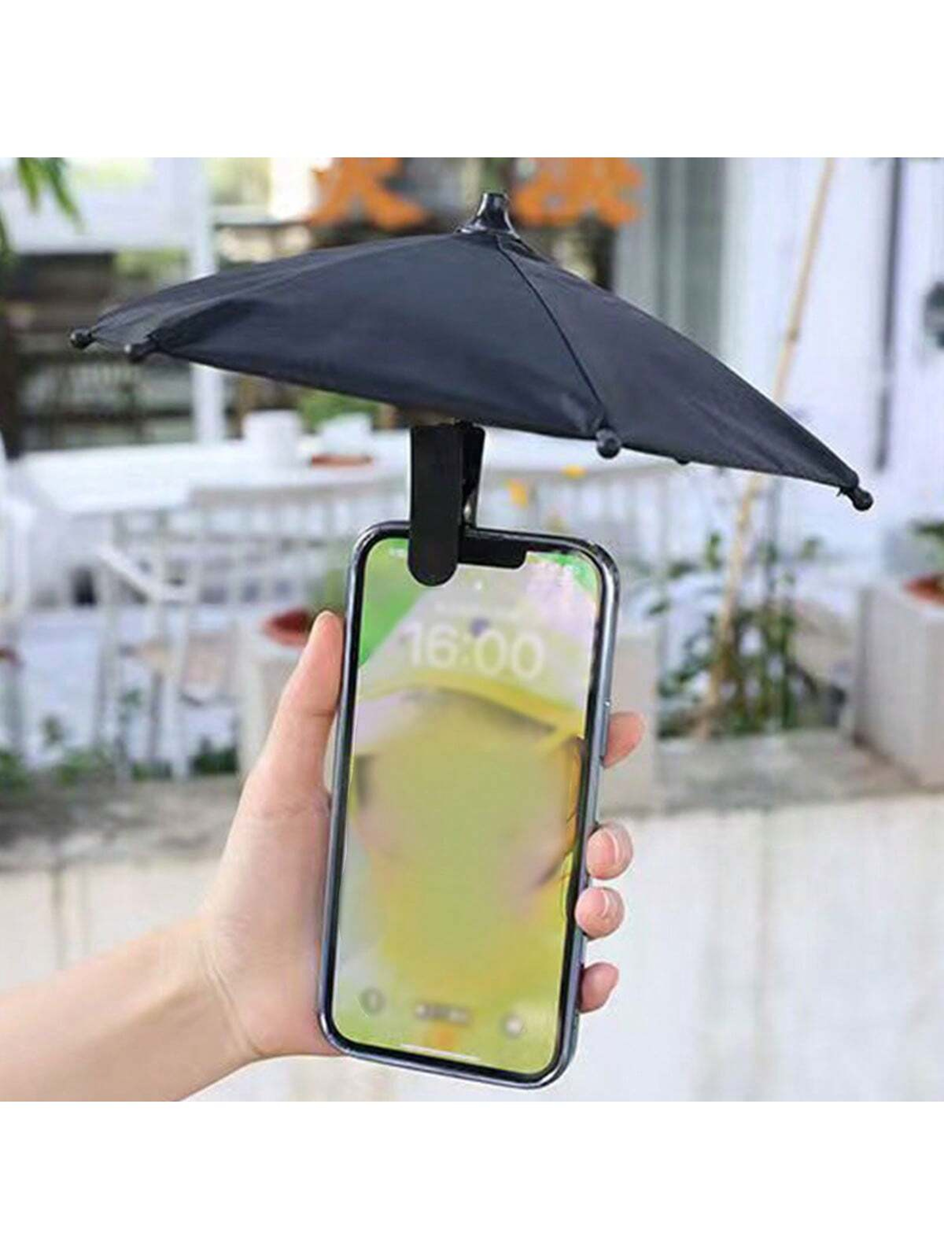 Cute Phone Sunshade Mini Umbrella Clip For Bikes Strollers  Phone Decoration 0